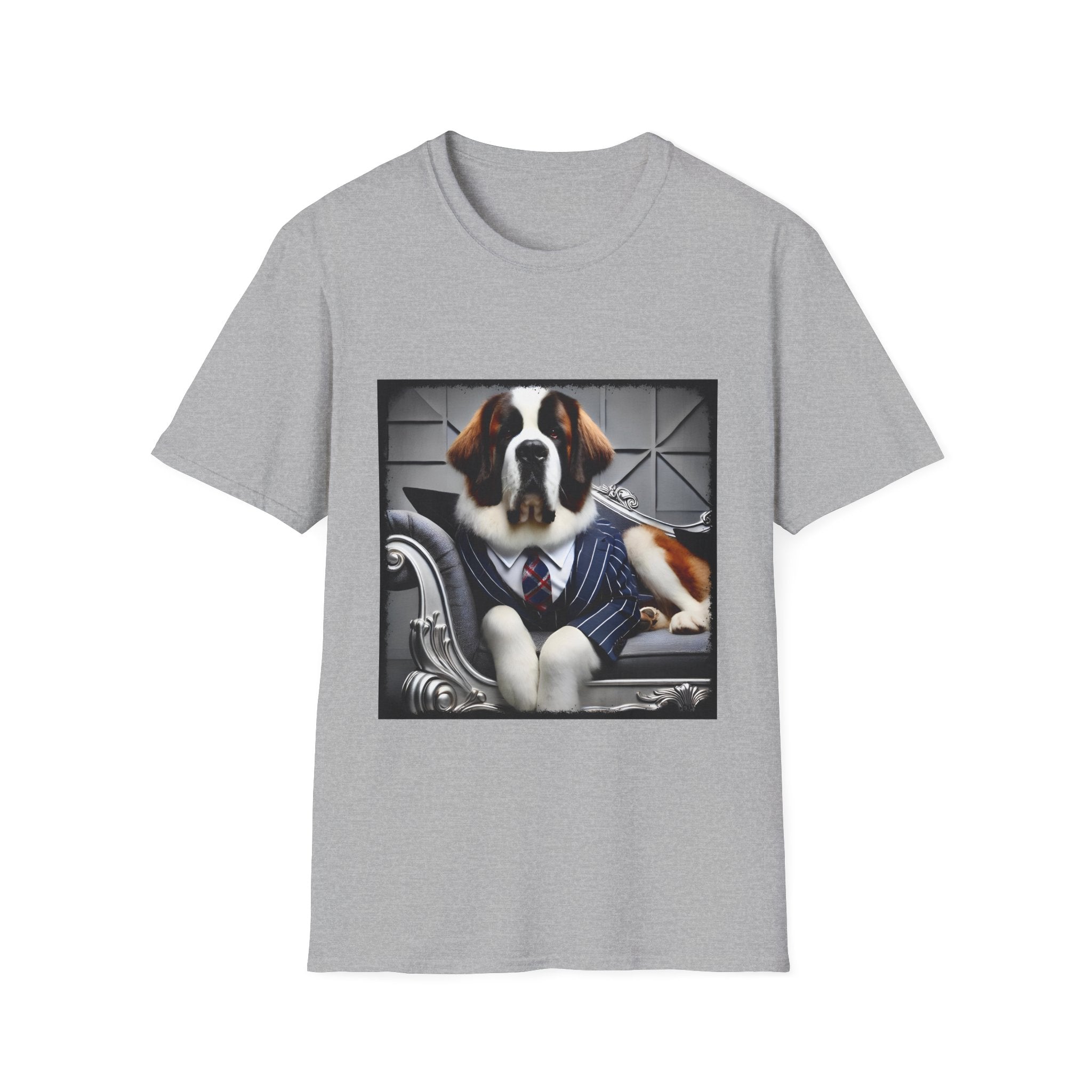 Saint Bernard Tux Luxe | Unisex Dog T-Shirt