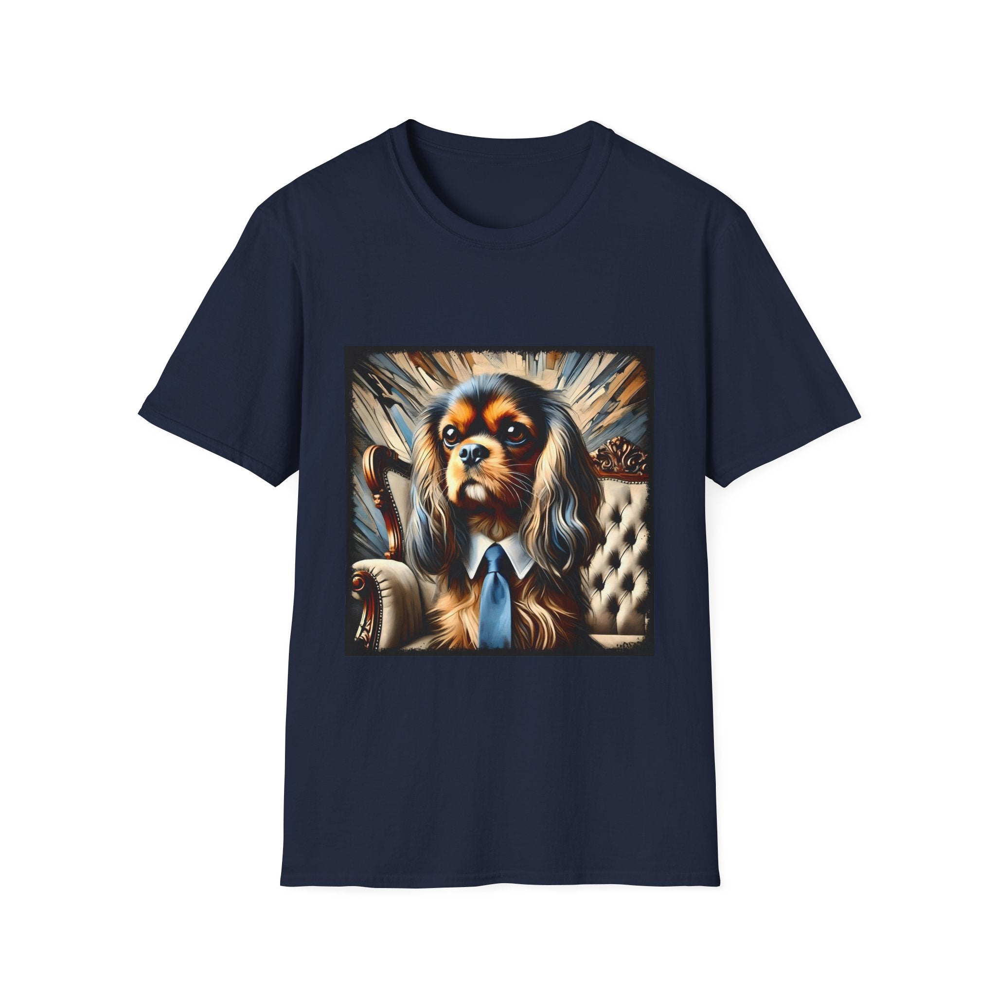 Cavalier King Charles Spaniel  Suave Icon | Unisex Dog T-Shirt