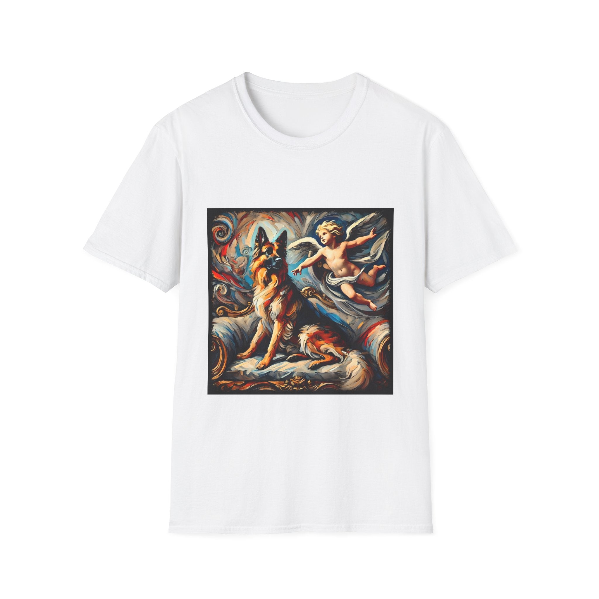 German Shepherd Divine Swirl | Unisex Dog T-Shirt