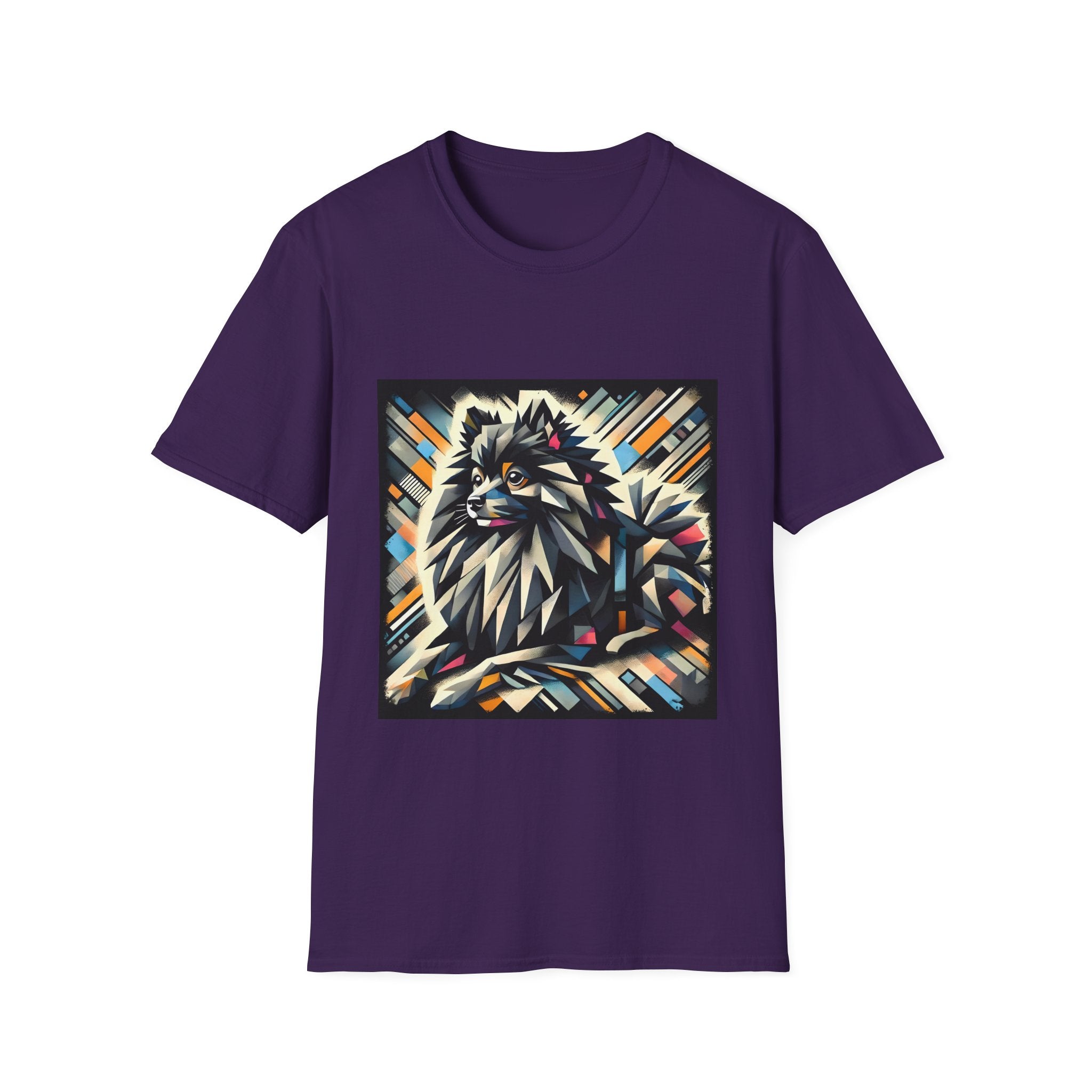 Pomeranian Bold Geometric | Unisex Dog T-Shirt