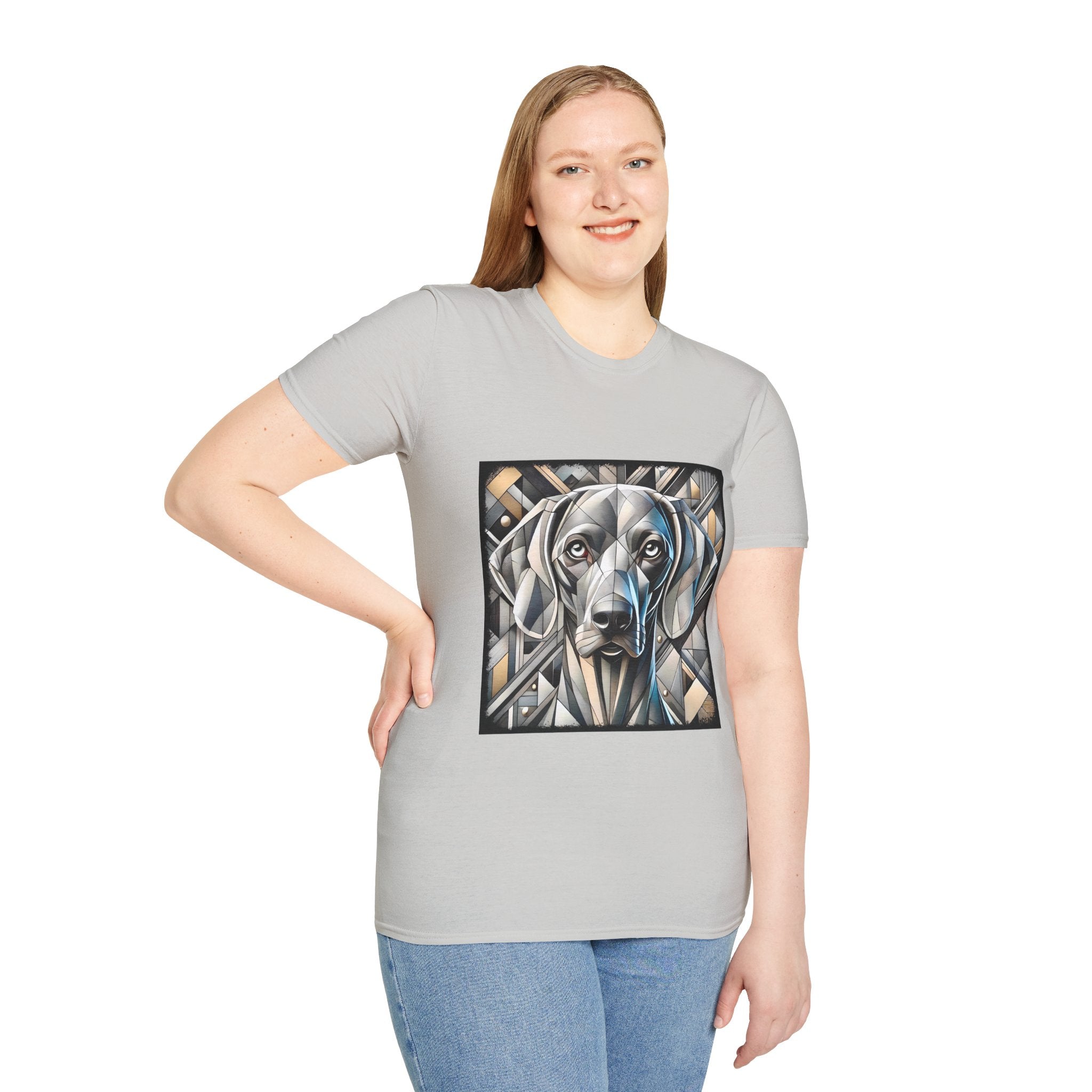 Weimaraner Geometric | Unisex Dog T-Shirt