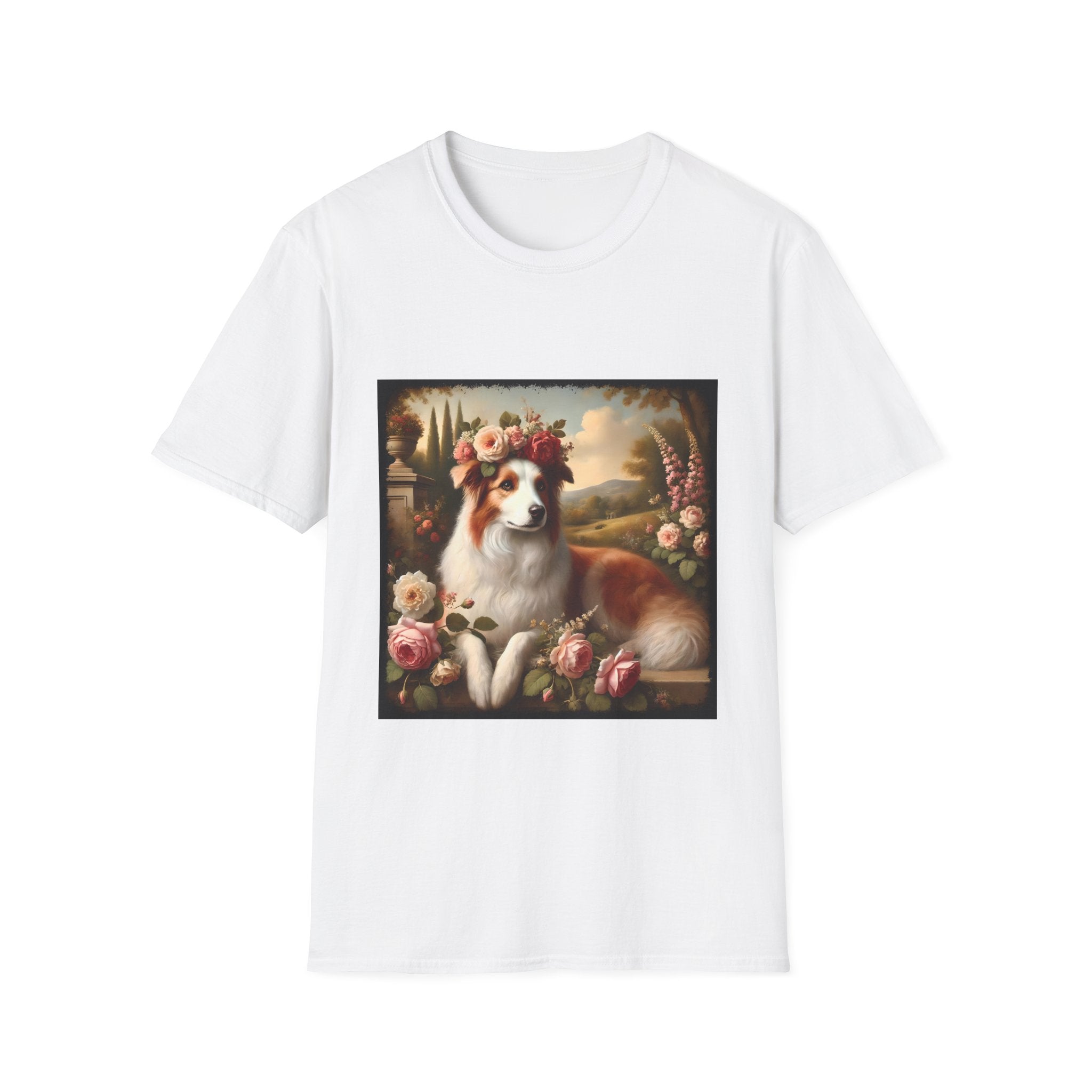 Border Collie Botanical Beauty | Unisex Dog T-Shirt