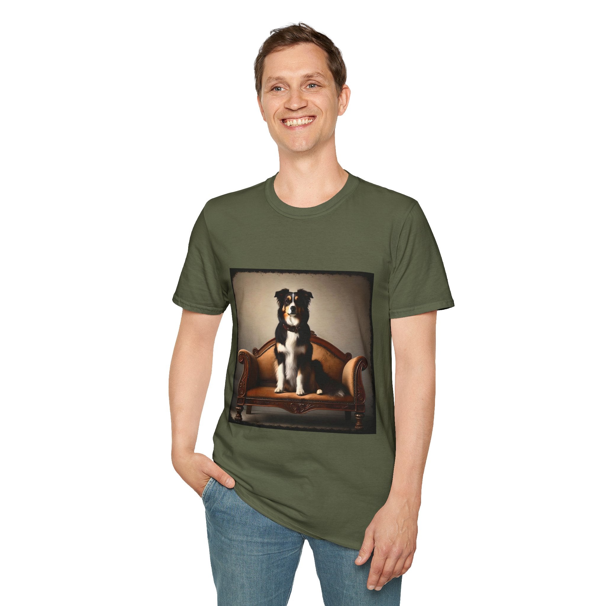 Border Collie Dapper Duke | Unisex Dog T-Shirt