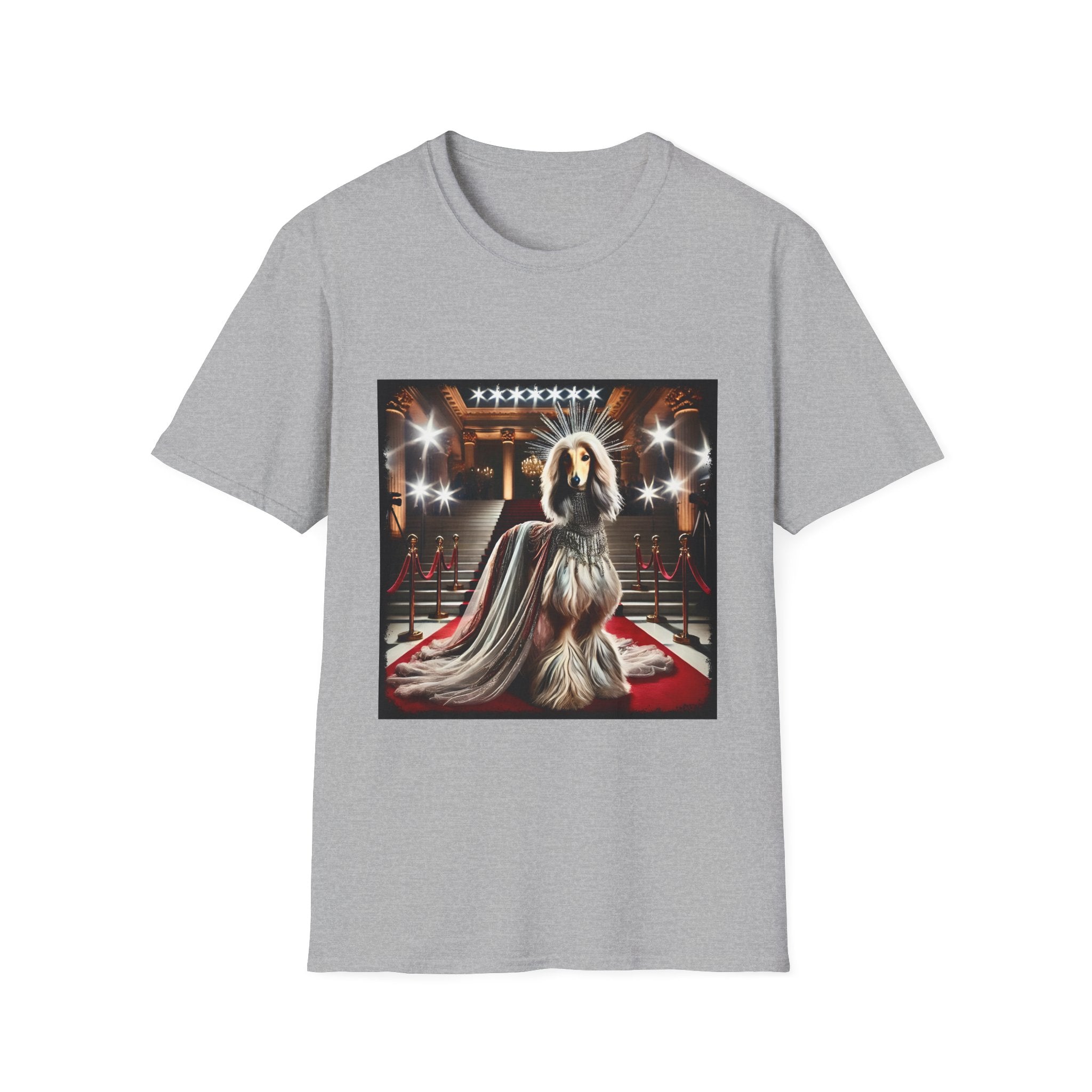 Afghan Hound Gala Glamour | Unisex Dog T-Shirt