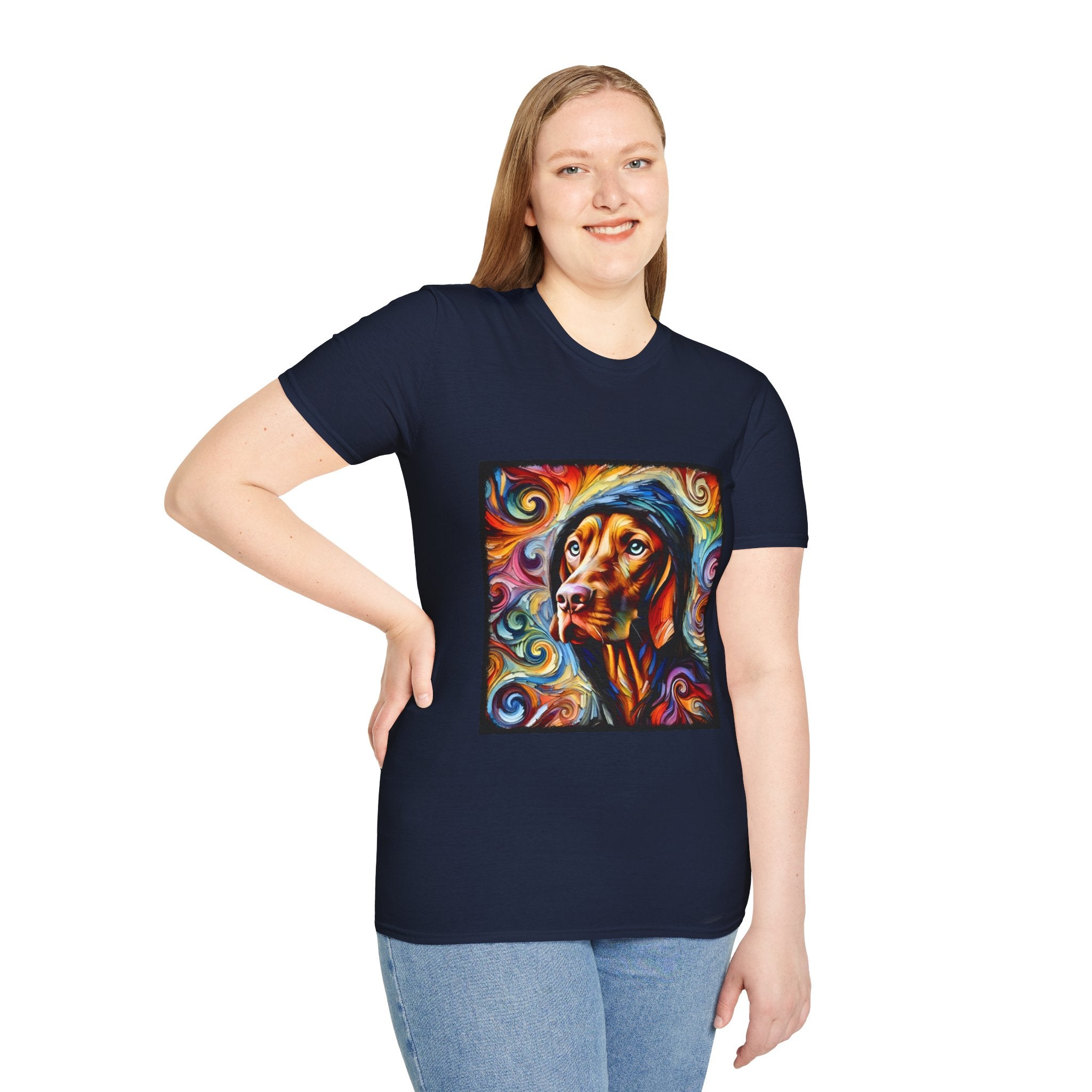 Vizsla Relaxed Swirl | Unisex Dog T-Shirt