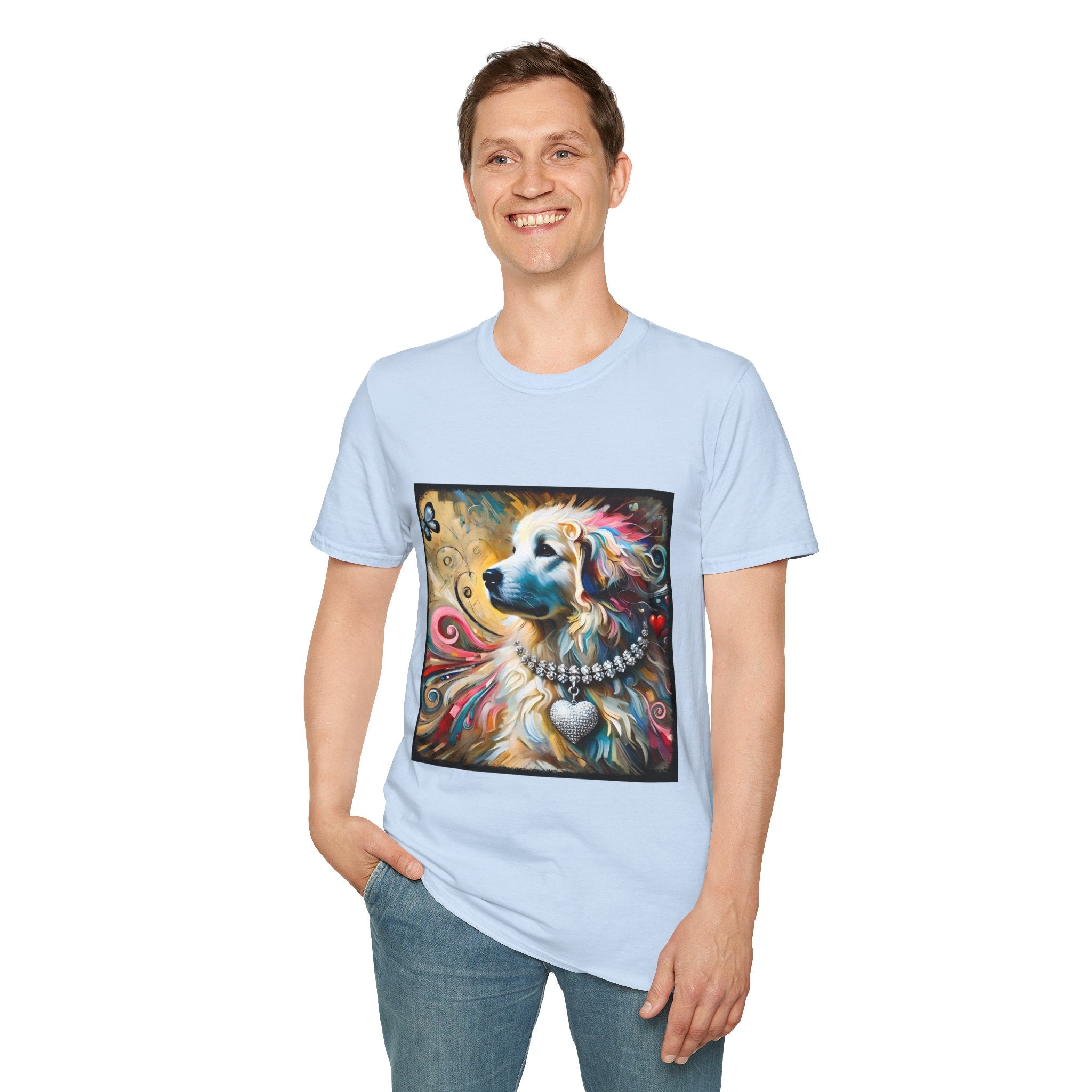 Great Pyrenees Blissful Swirl | Unisex Dog T-Shirt