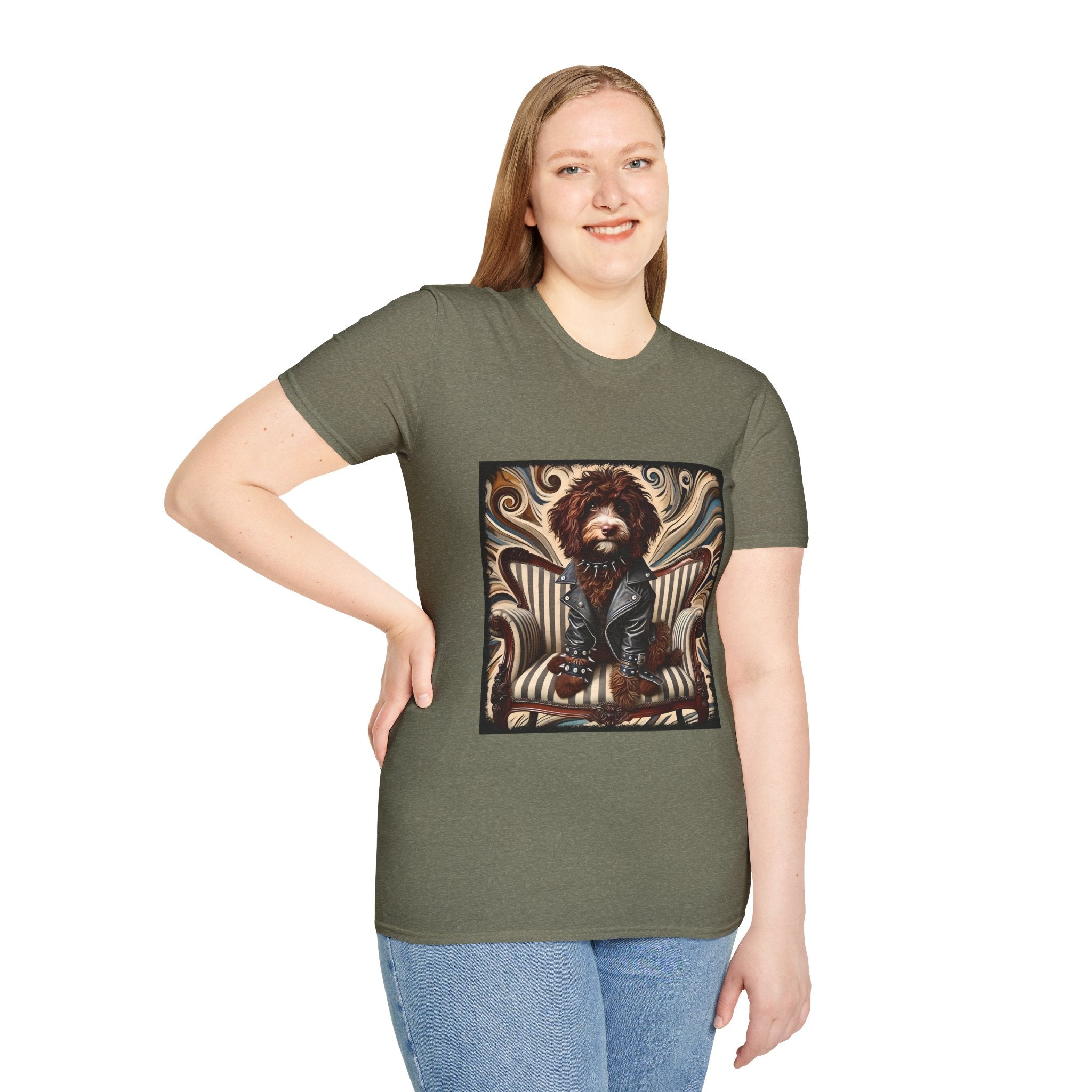 Labradoodle Chocolate Rocker | Unisex Dog T-Shirt