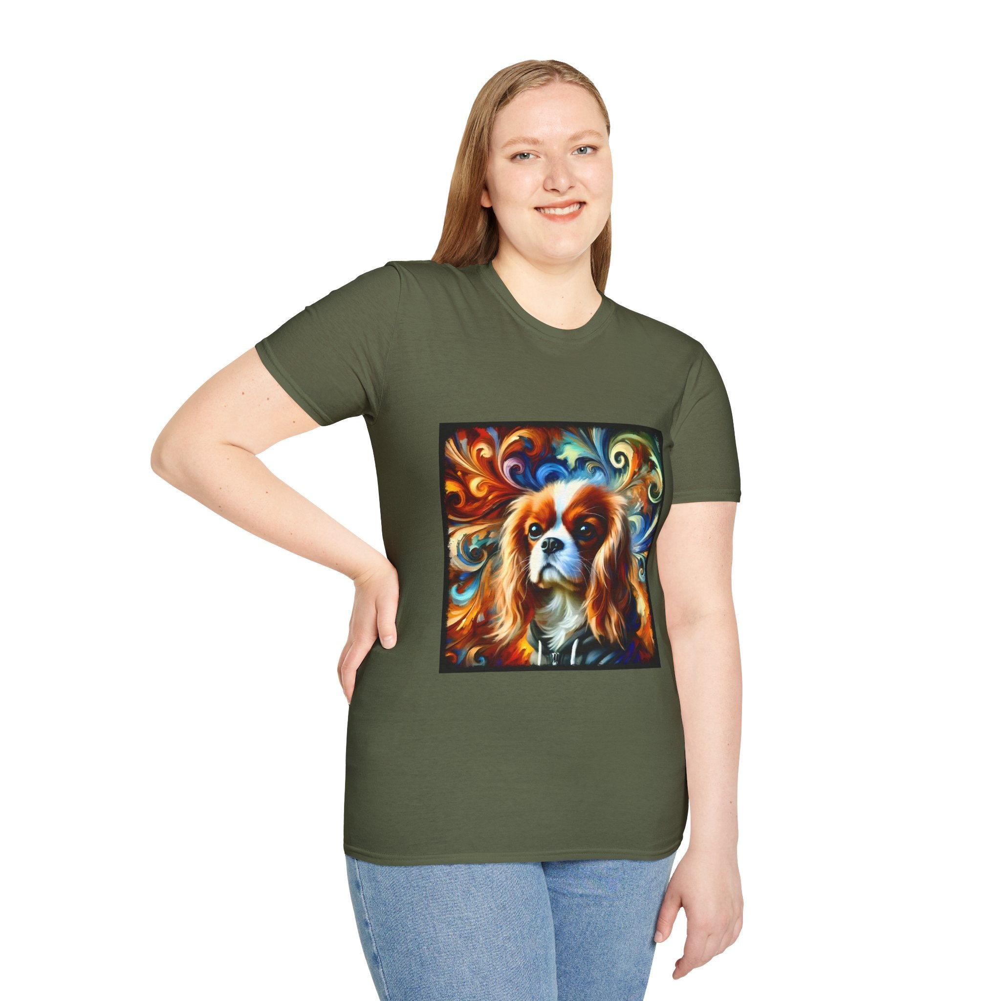 Cavalier King Charles Spaniel Epic Swirl | Unisex Dog T-Shirt