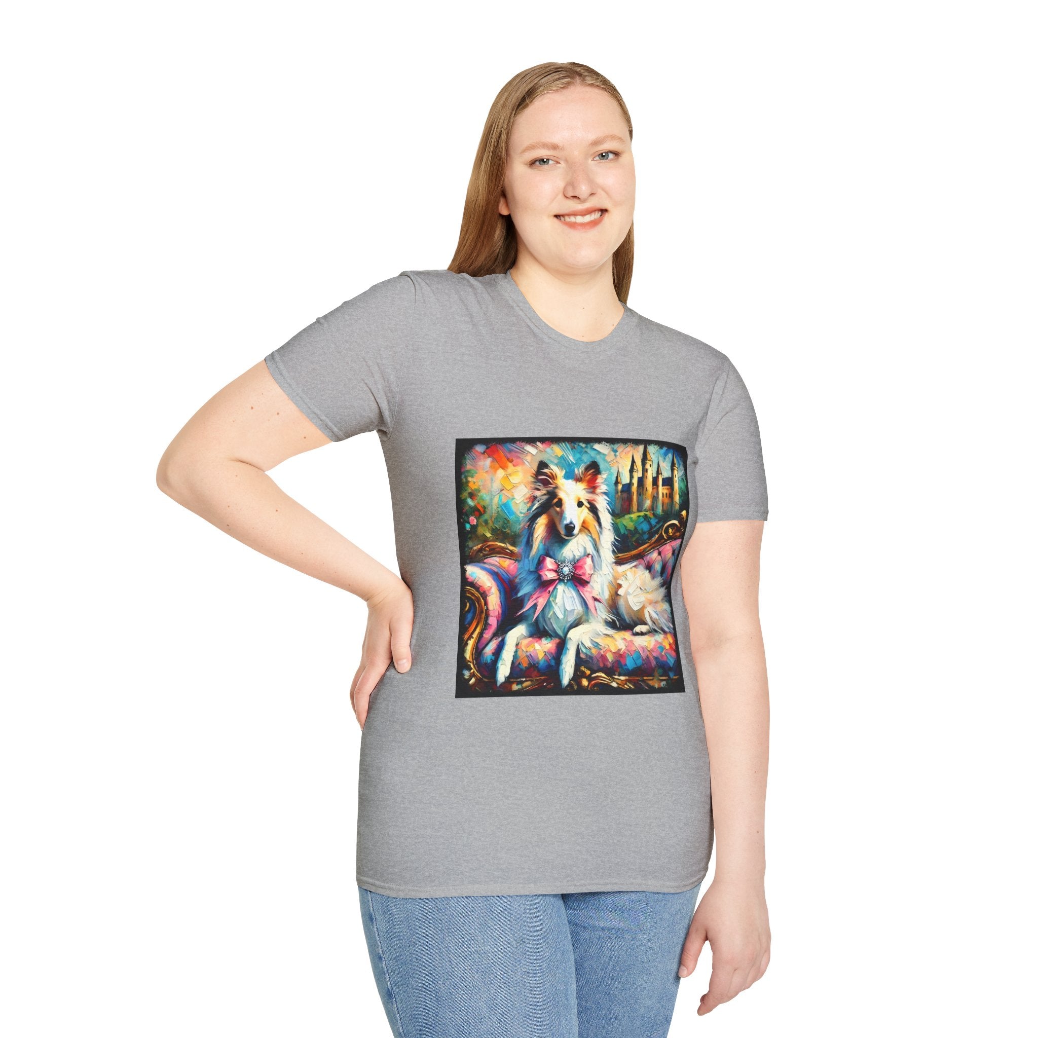 Collie Diamond Princess Classic | Unisex Dog T-Shirt