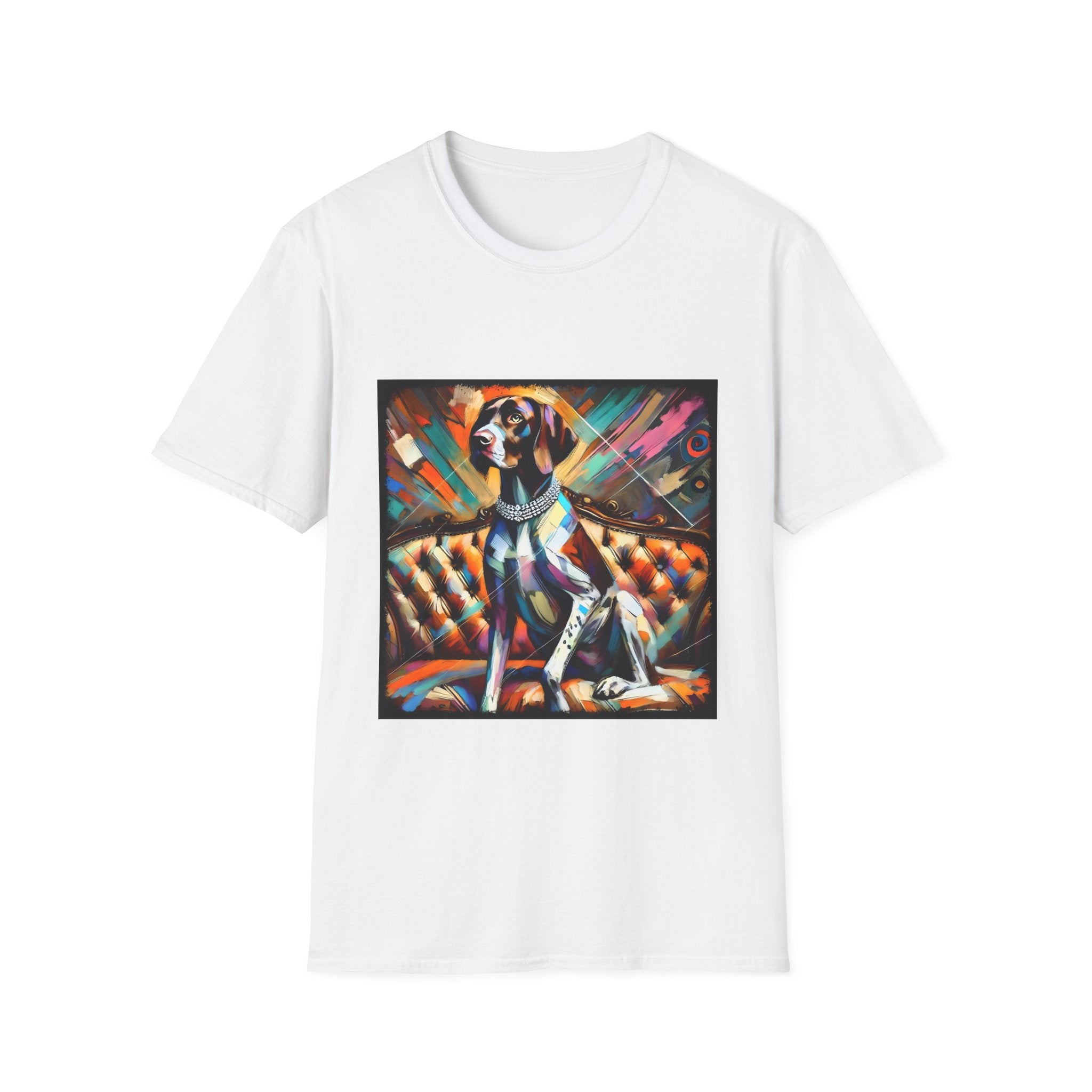 German Shorthaired Pointer Bold Diamond Classic | Unisex Dog T-Shirt