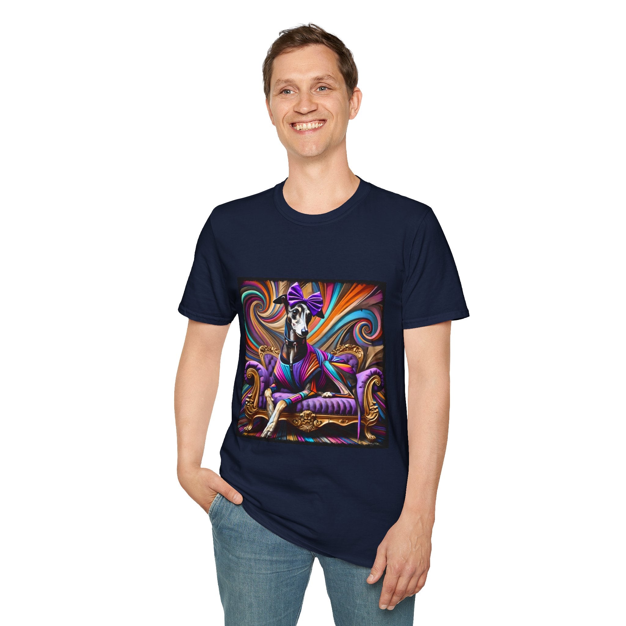 Greyhound Vivid Rocker | Unisex Dog T-Shirt