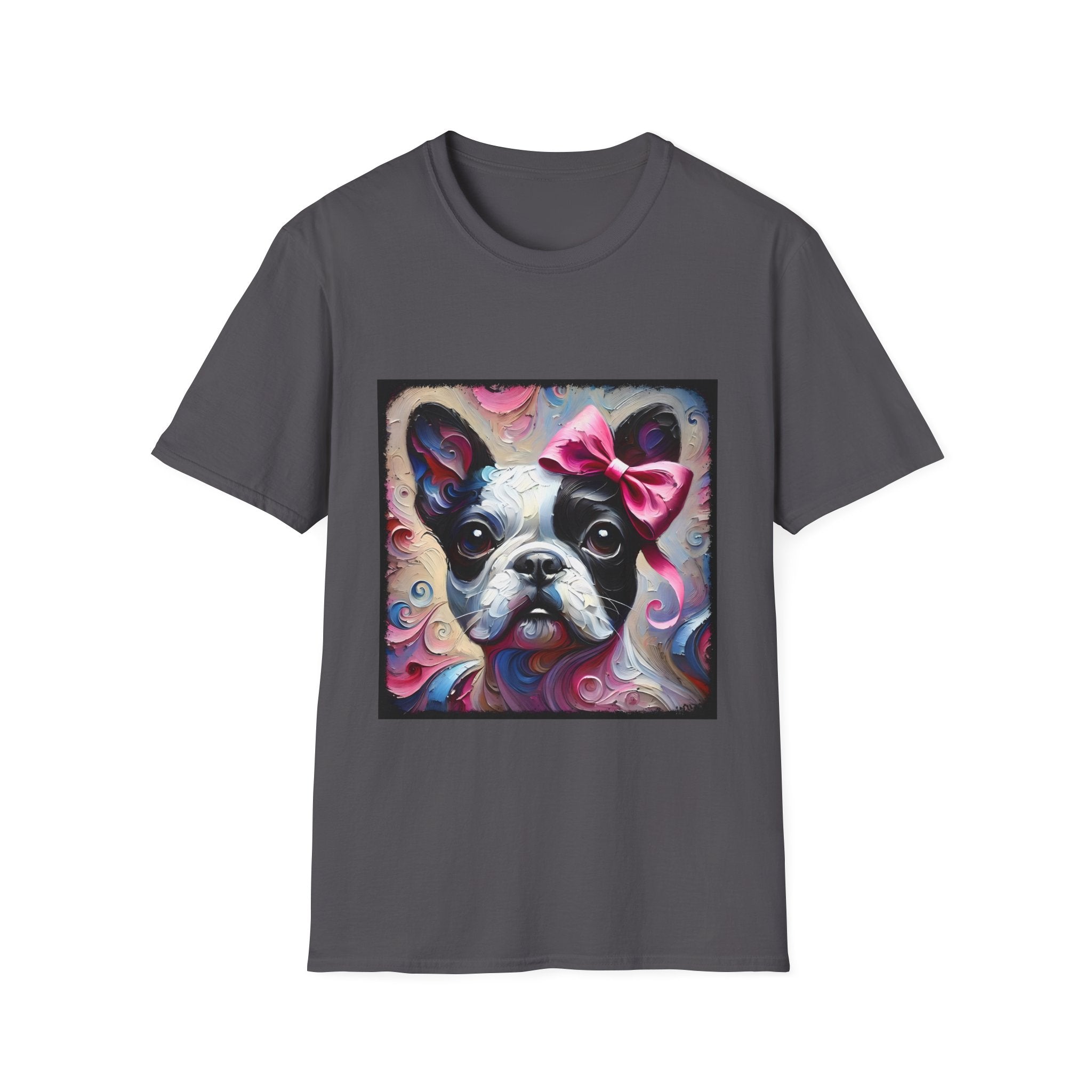 French Bulldog Textured Swirl | Unisex Dog T-Shirt