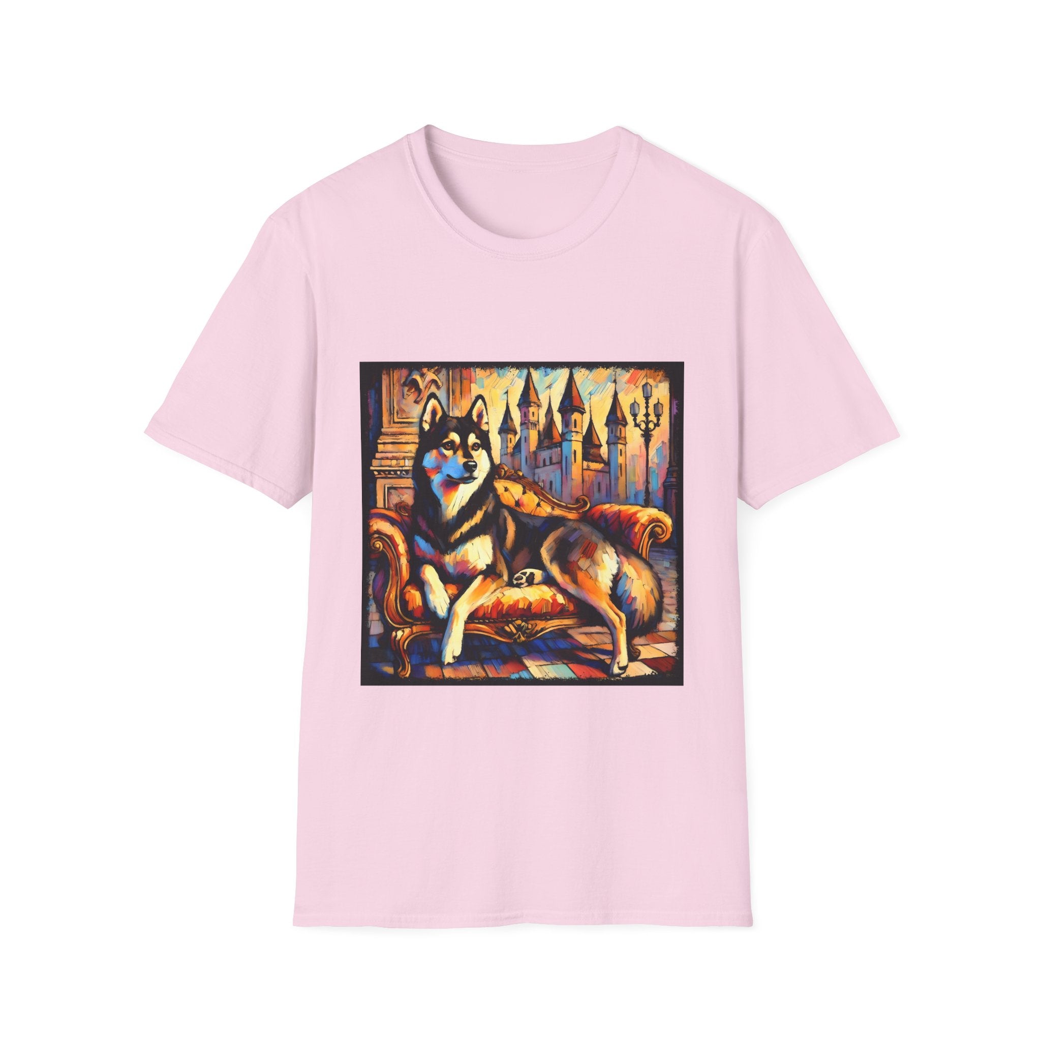 Siberian Husky Watercolor Classic | Unisex Dog T-Shirt