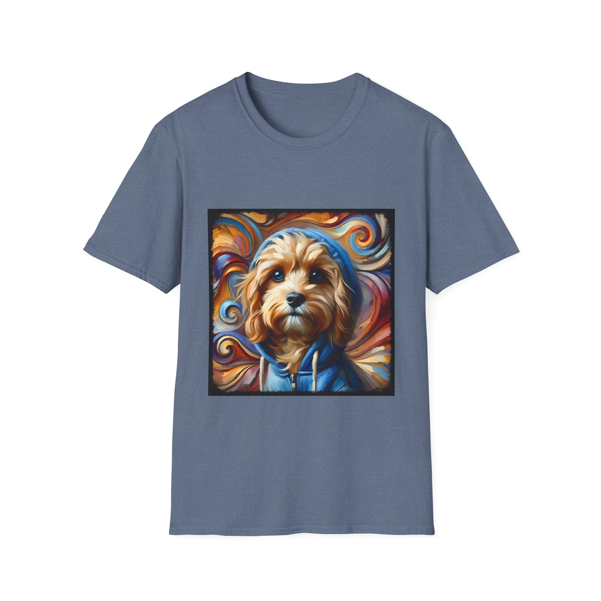 Cavapoo Blue Hoodie Swirl | Unisex Dog T-Shirt