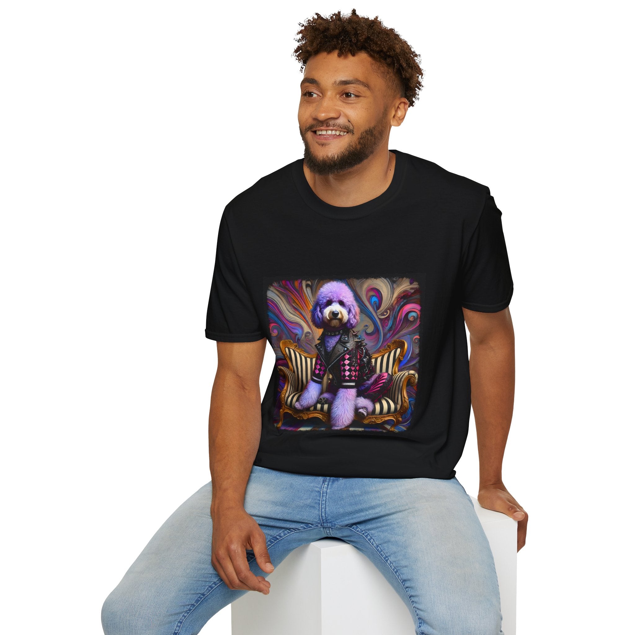 Labradoodle Lavender Rocker | Unisex Dog T-Shirt