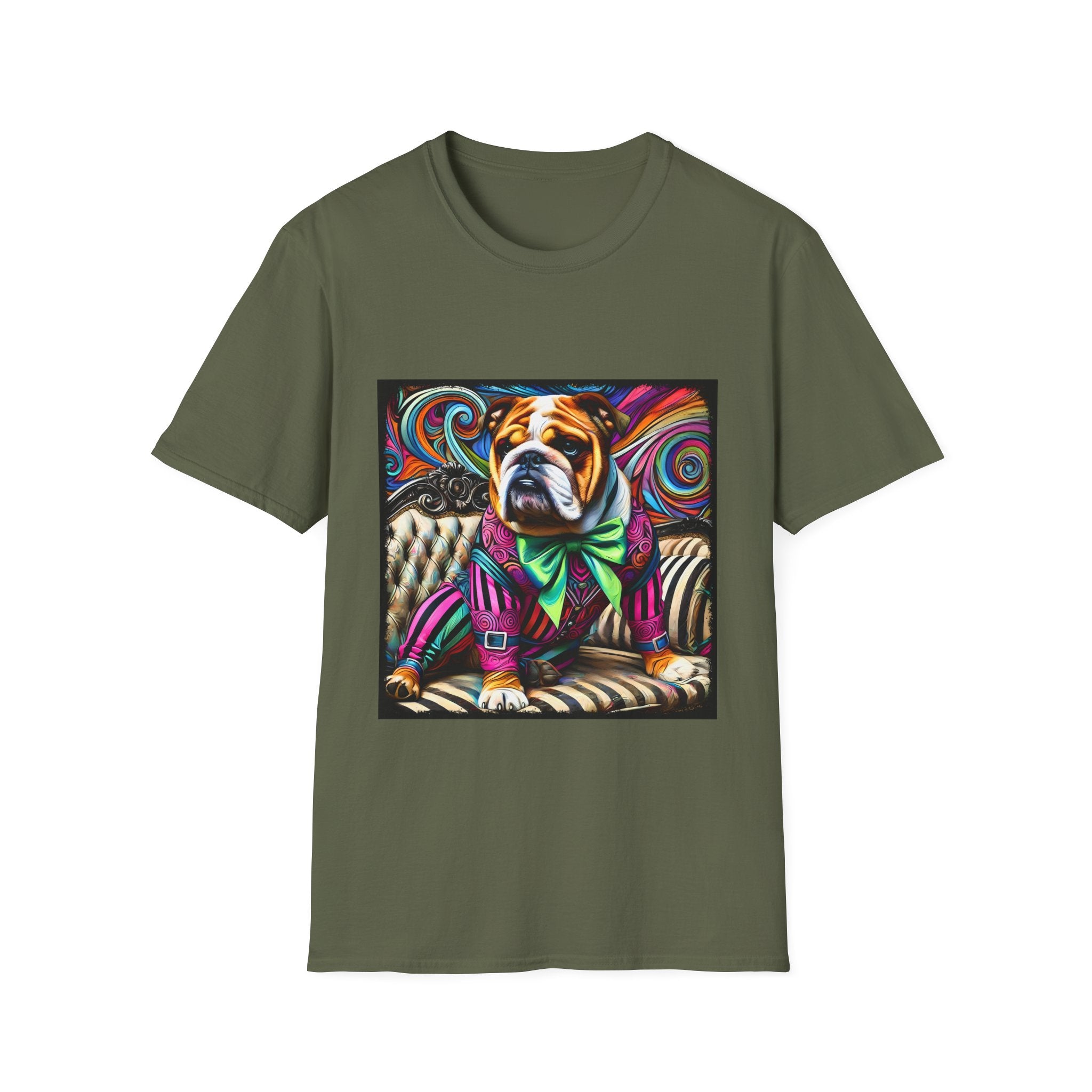Bulldog Bold Rocker | Unisex Dog T-Shirt