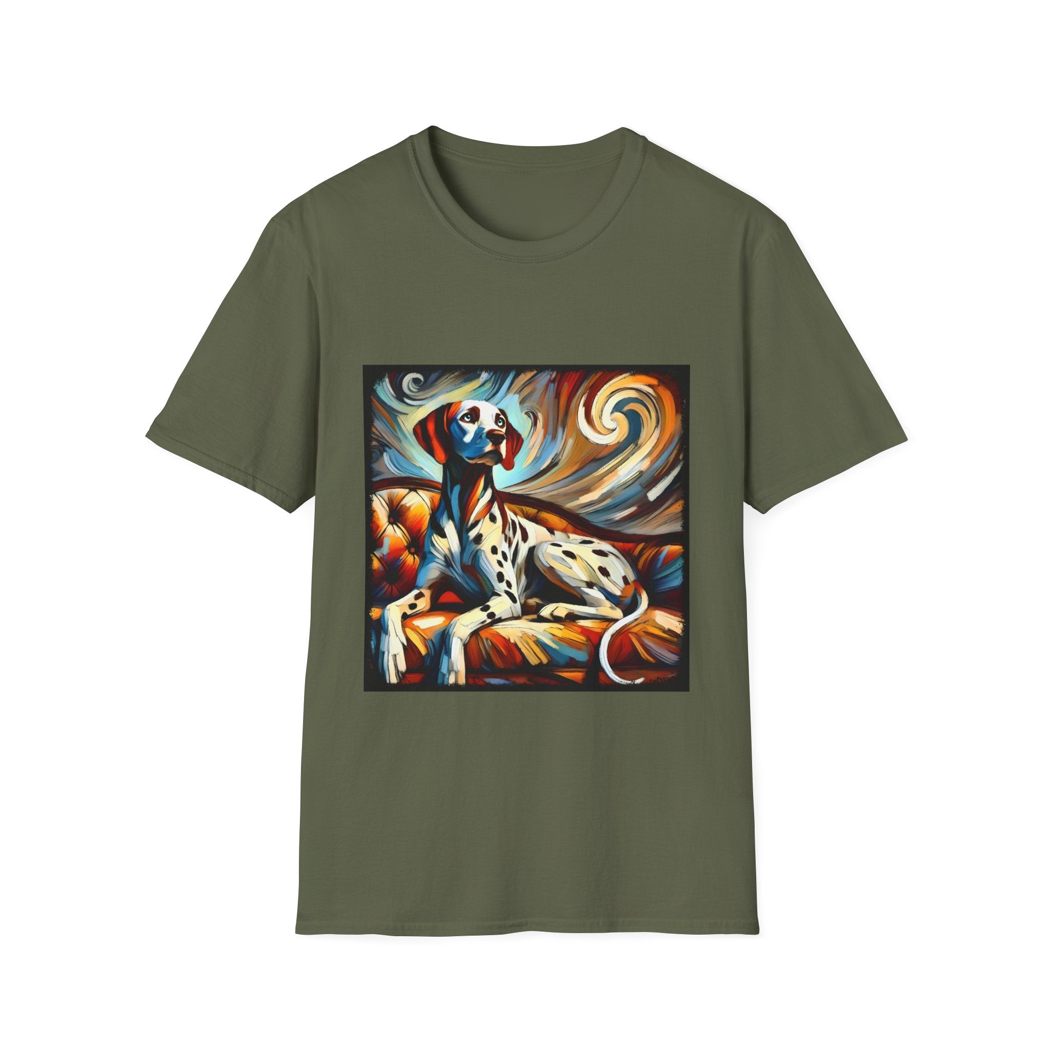 Dalmatian Warm Swirl | Unisex Dog T-Shirt