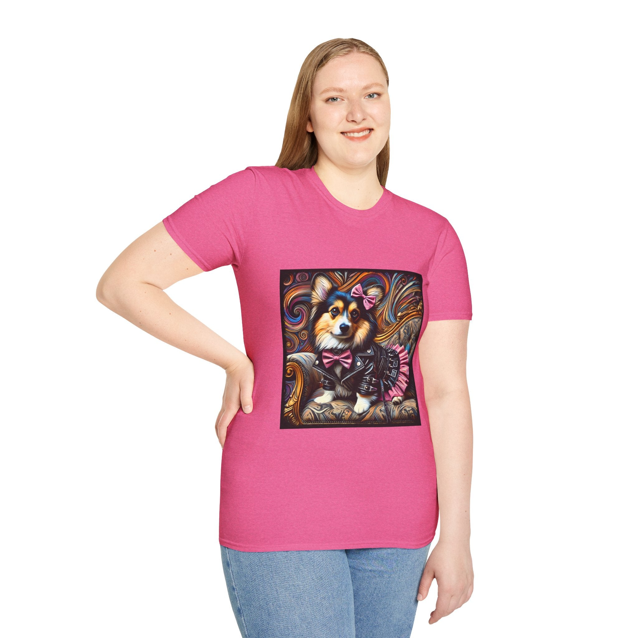Pembroke Welsh Corgi Edgy Rocker II | Unisex Dog T-Shirt