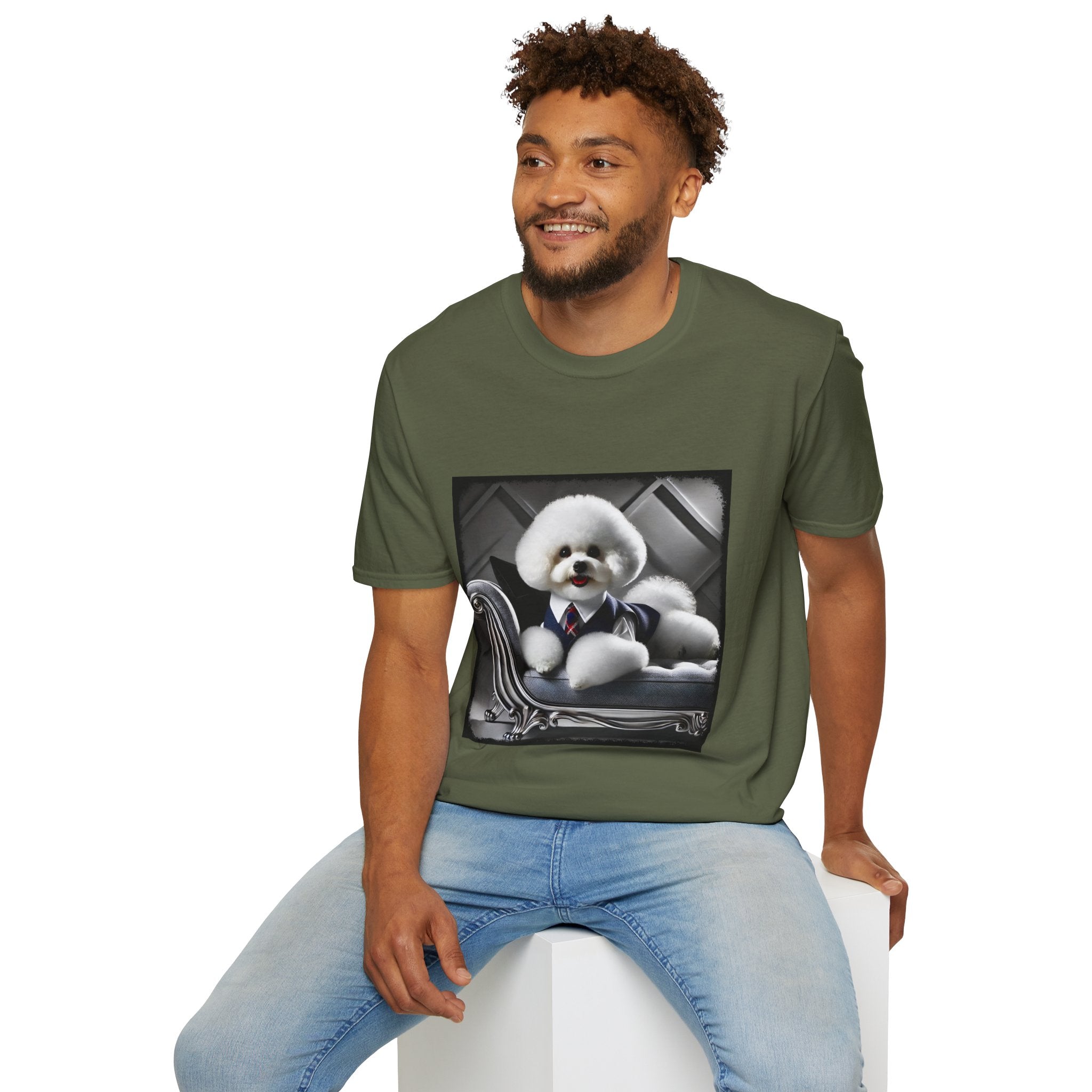 Bichon Frise Tailored Pup | Unisex Dog T-Shirt