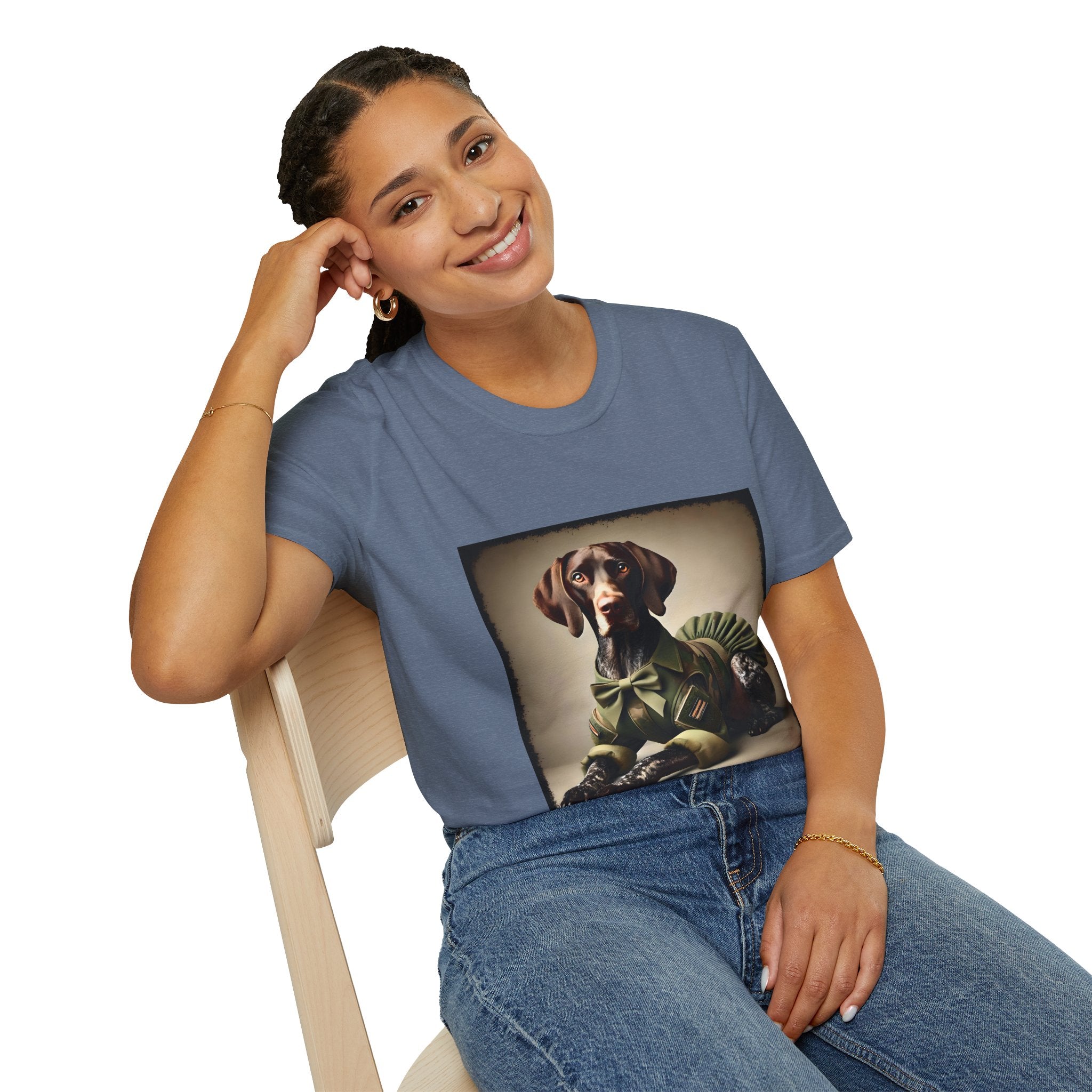 German Shorthaired Pointer Camo Princess | Unisex Dog T-Shirt