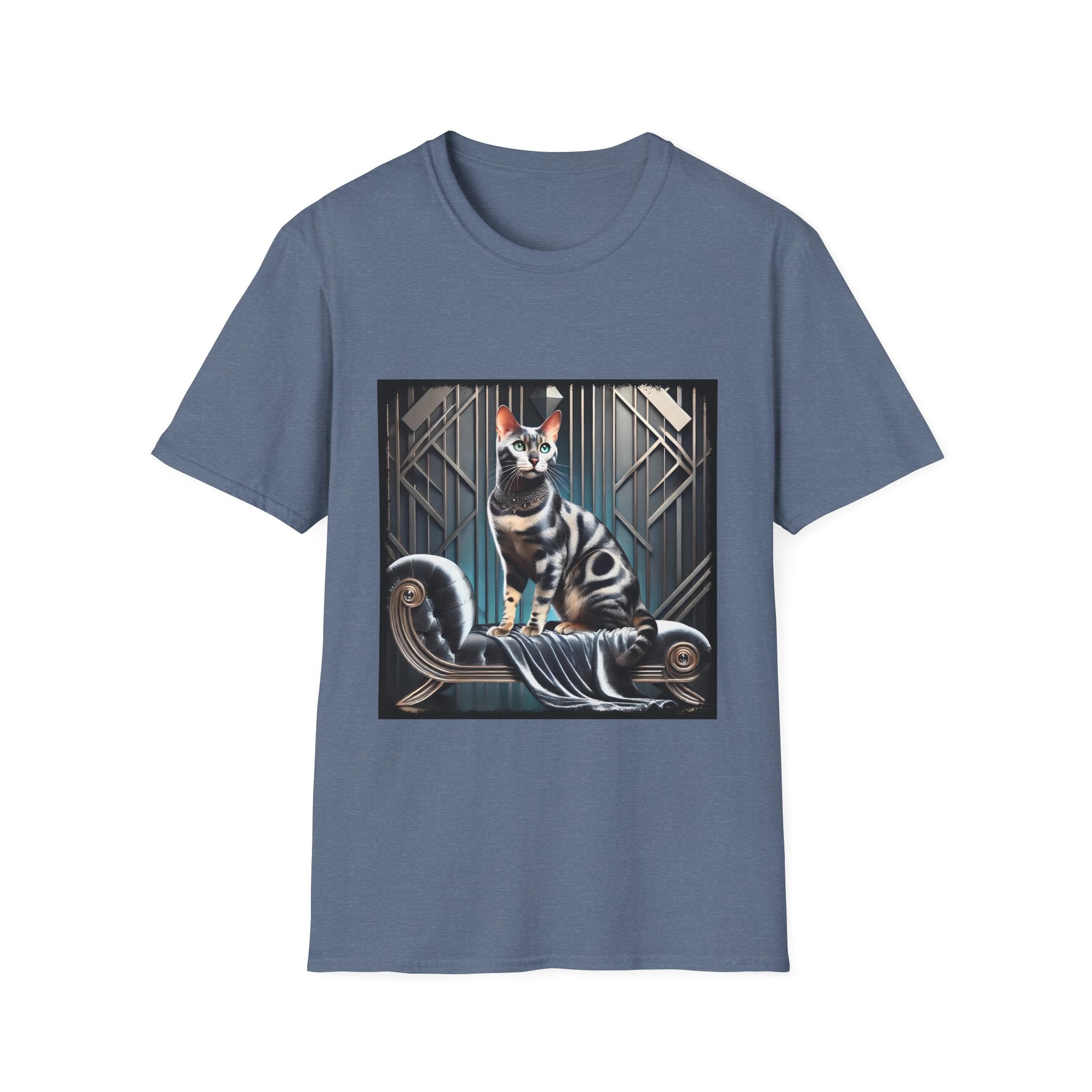 Bengal Cat Silver Icon | Unisex Cat T-Shirt