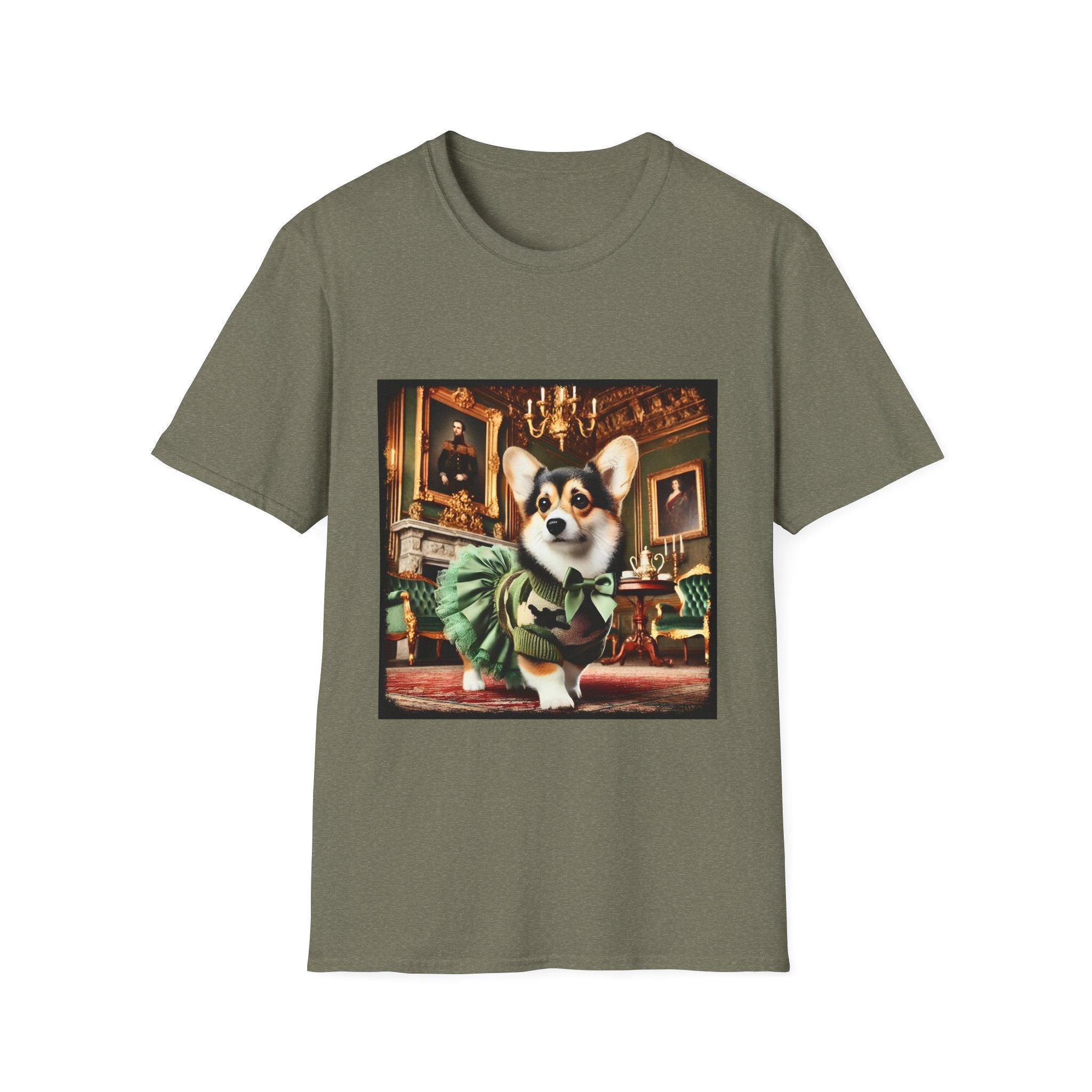 Pembroke Welsh Corgi Camo Glam | Unisex Dog T-Shirt