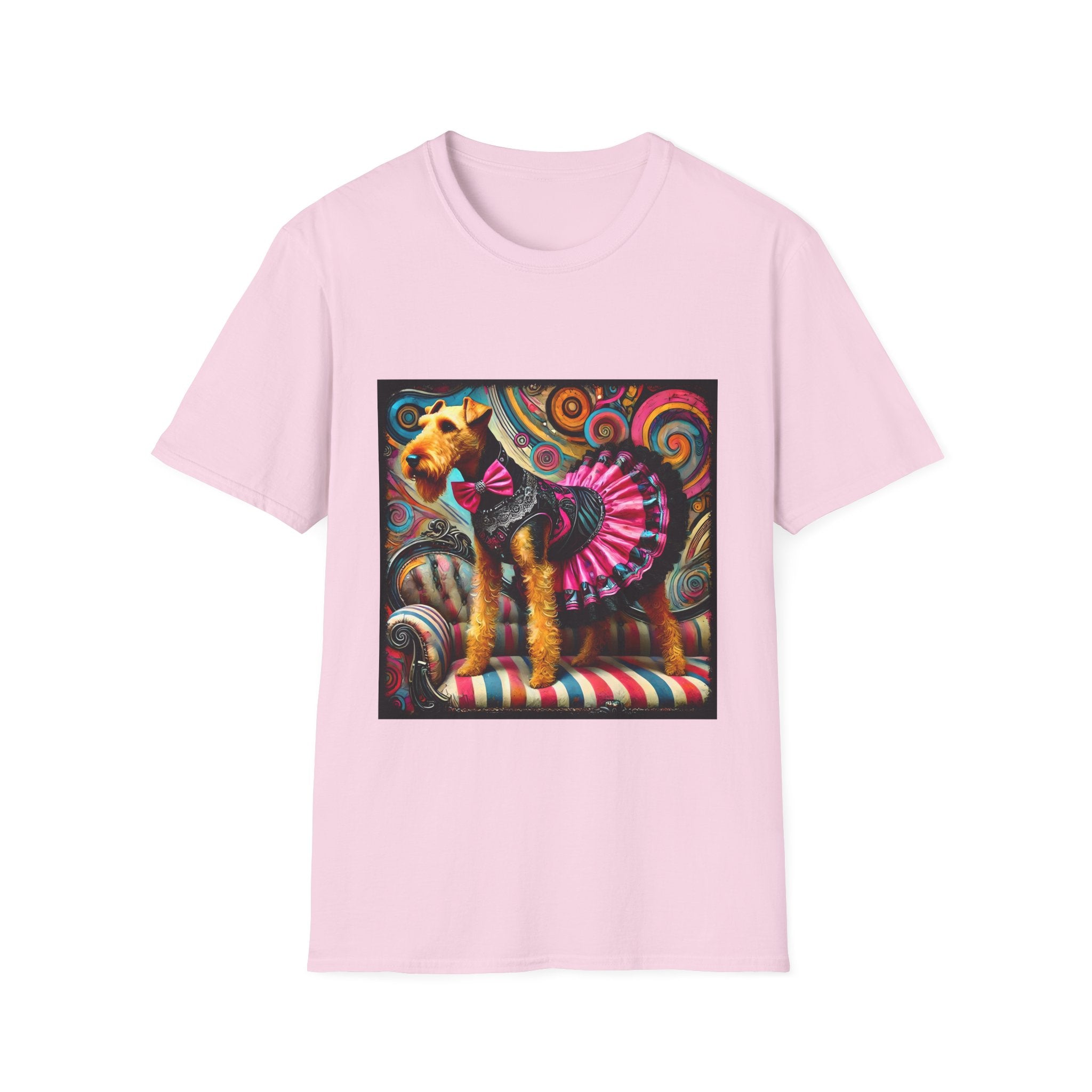Airedale Terrier Fashionista | Unisex Dog T-Shirt