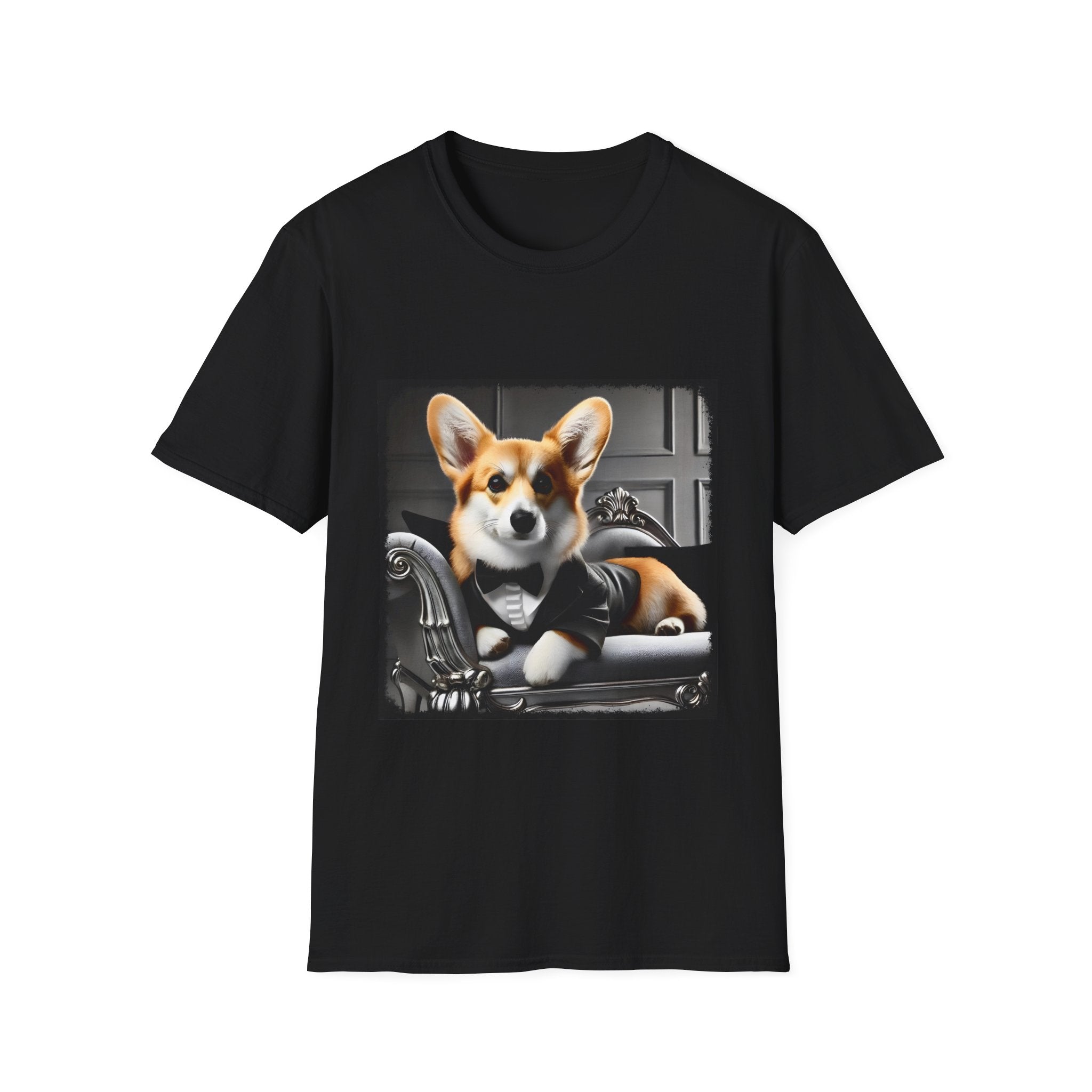 Pembroke Welsh Corgi Tux Luxe | Unisex Dog T-Shirt