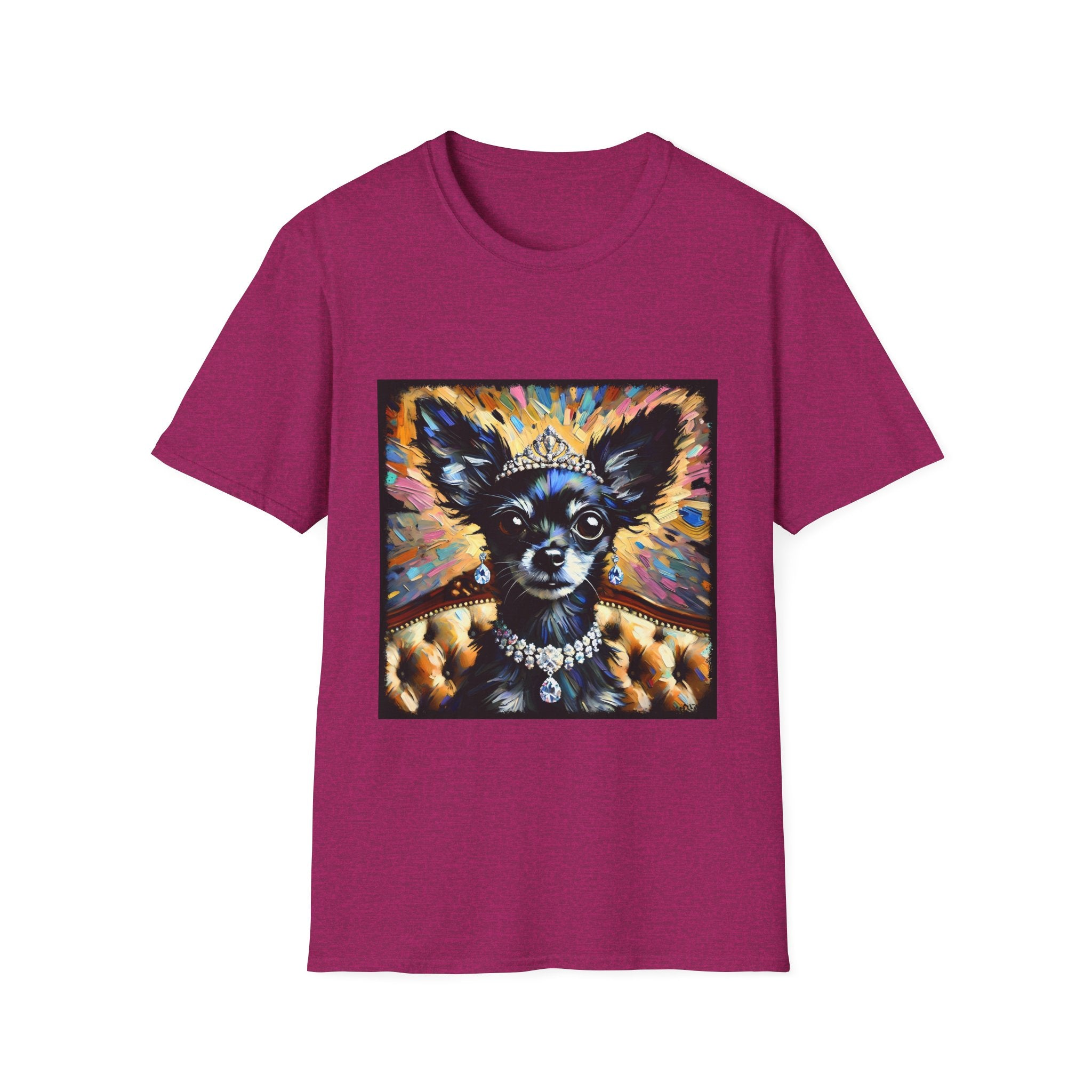 Chihuahua Diamond Earring Classic | Unisex Dog T-Shirt
