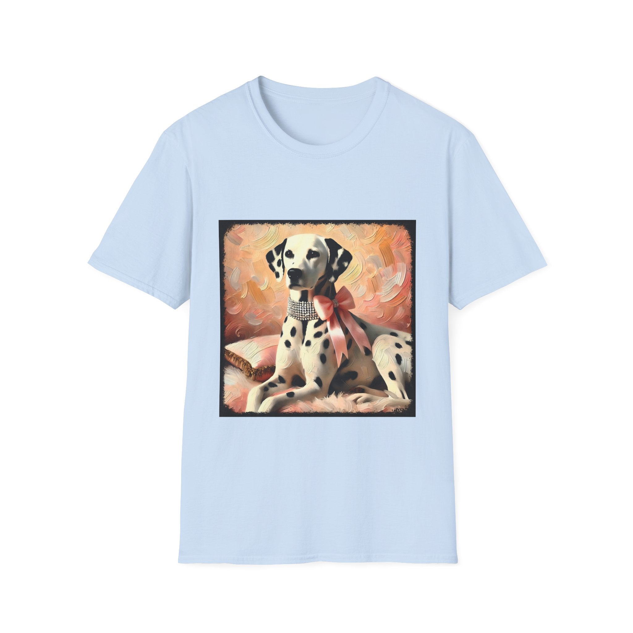 Dalmatian Diamond Bow Classic | Unisex Dog T-Shirt