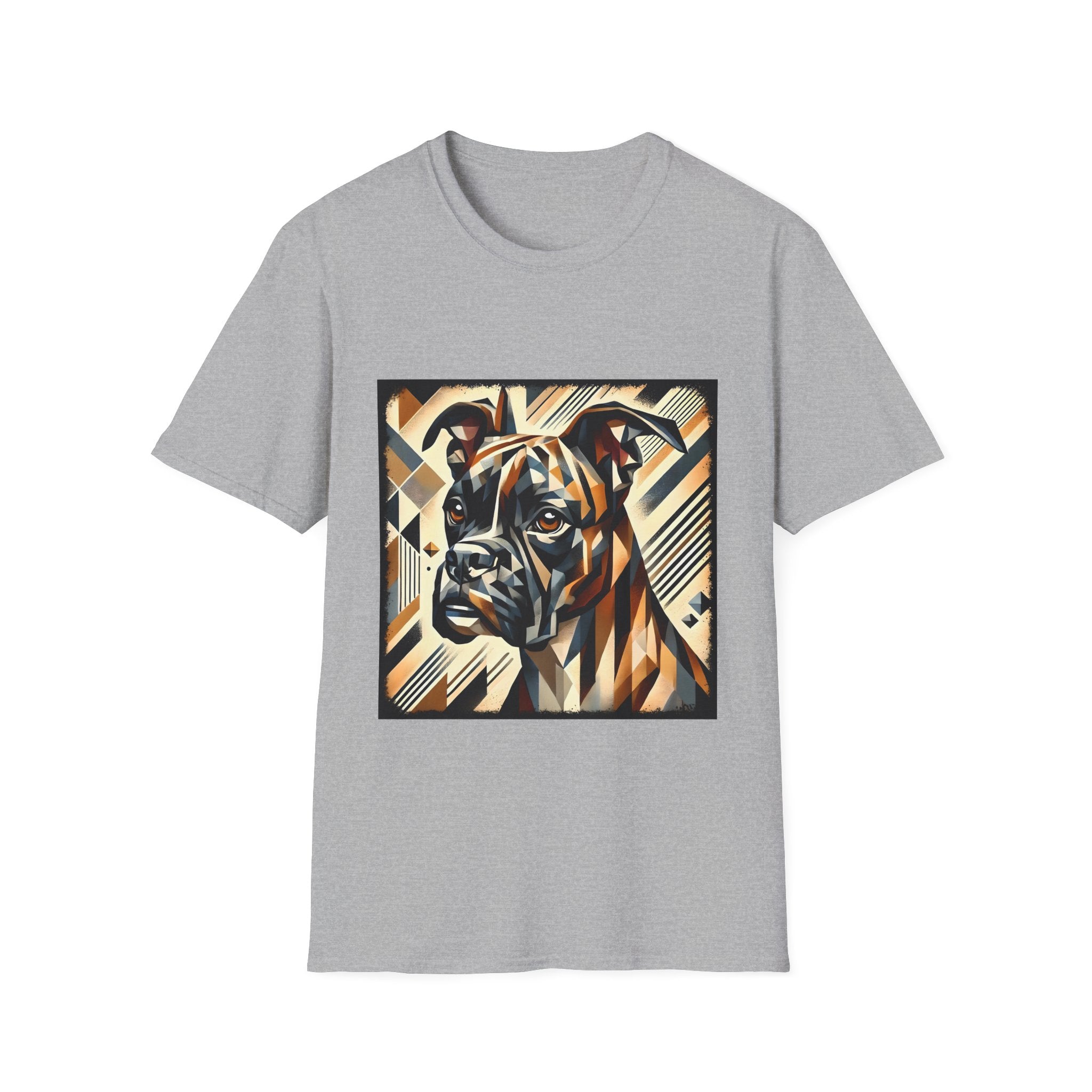 Boxer Modern Geometric | Unisex Dog T-Shirt