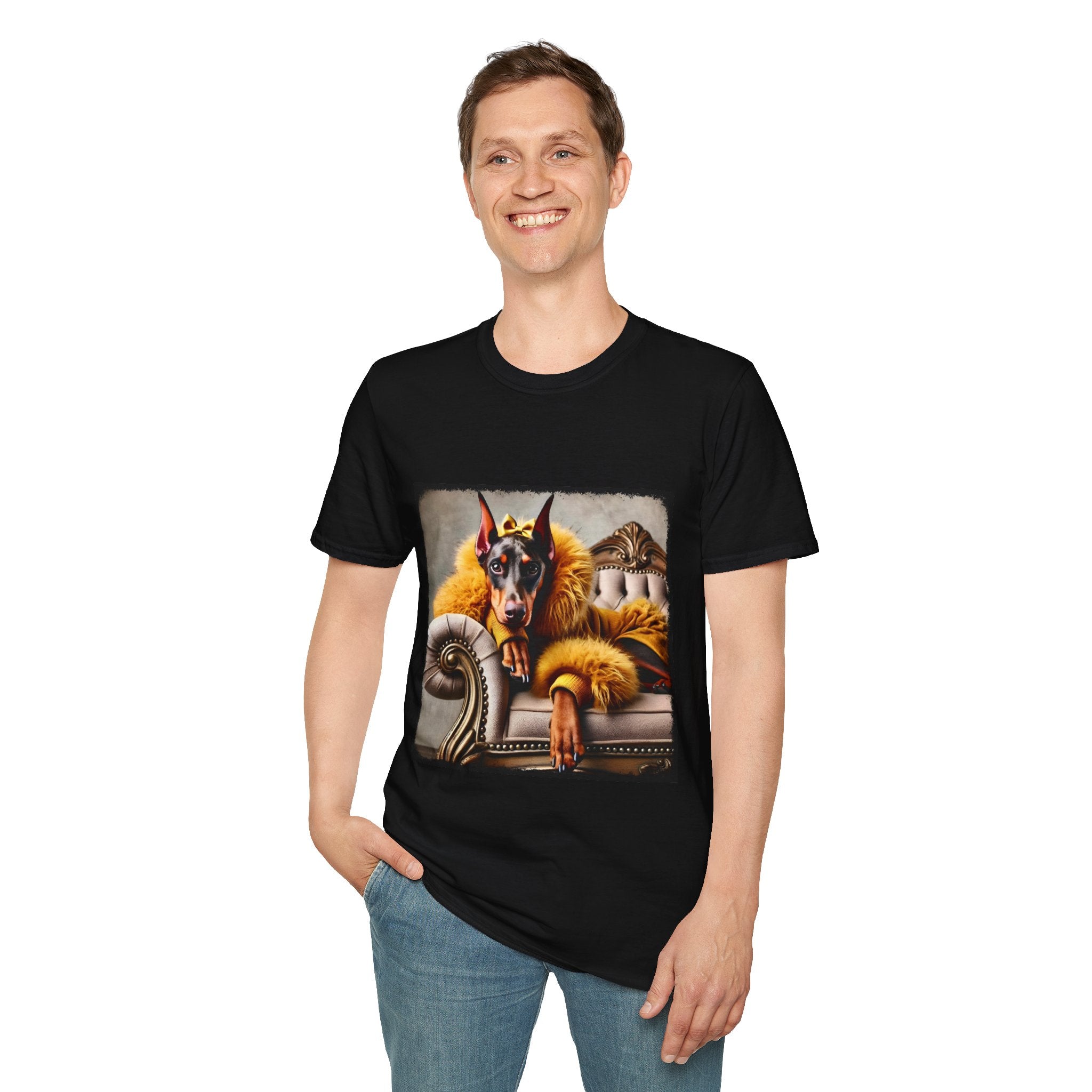Doberman Pinscher Fur Babe | Unisex Dog T-Shirt