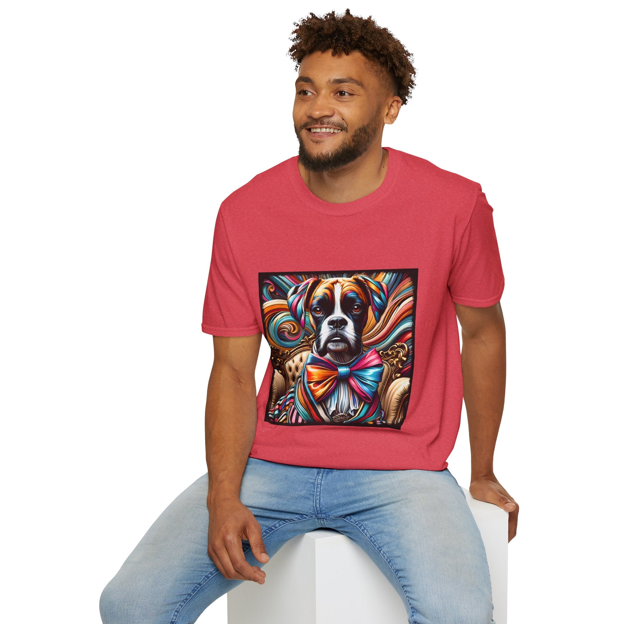 Boxer Bold Rocker | Unisex Dog T-Shirt