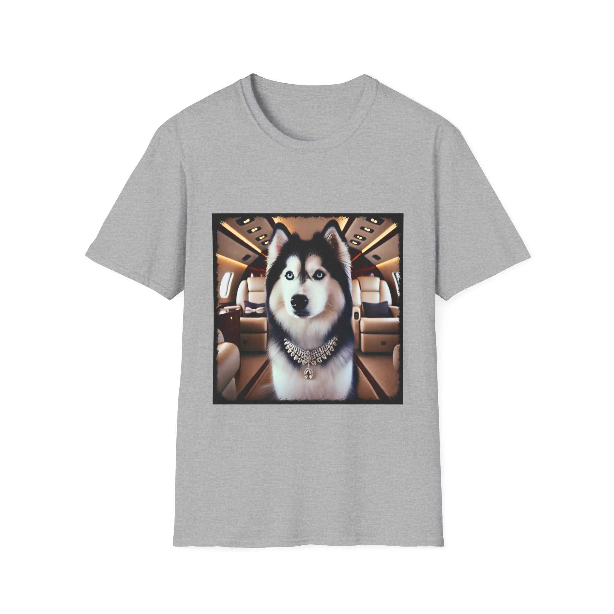 Siberian Husky Frequent Flier | Unisex Dog T-Shirt