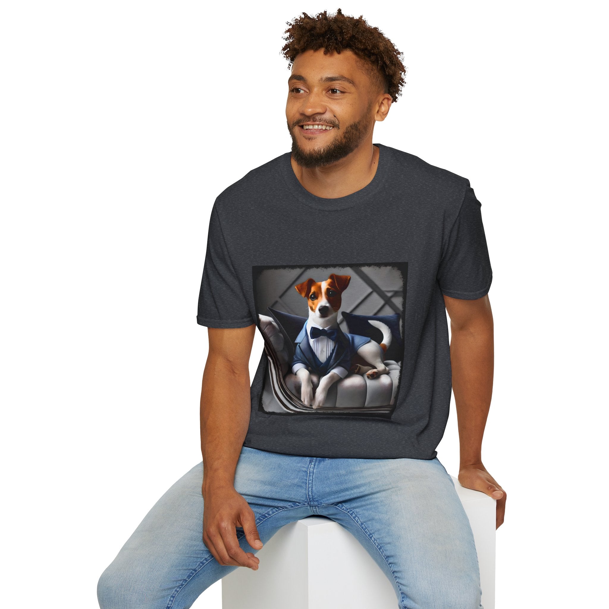 Jack Russell Terrier Dapper Rascal | Unisex Dog T-Shirt