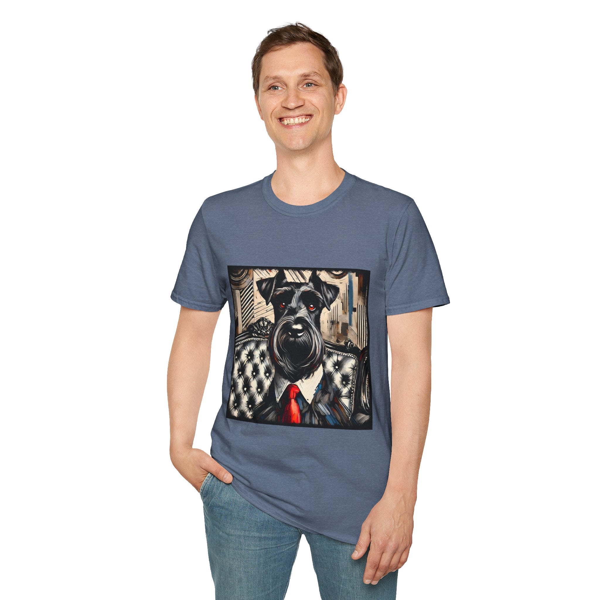 Schnauzer Bold Gentleman | Unisex Dog T-Shirt