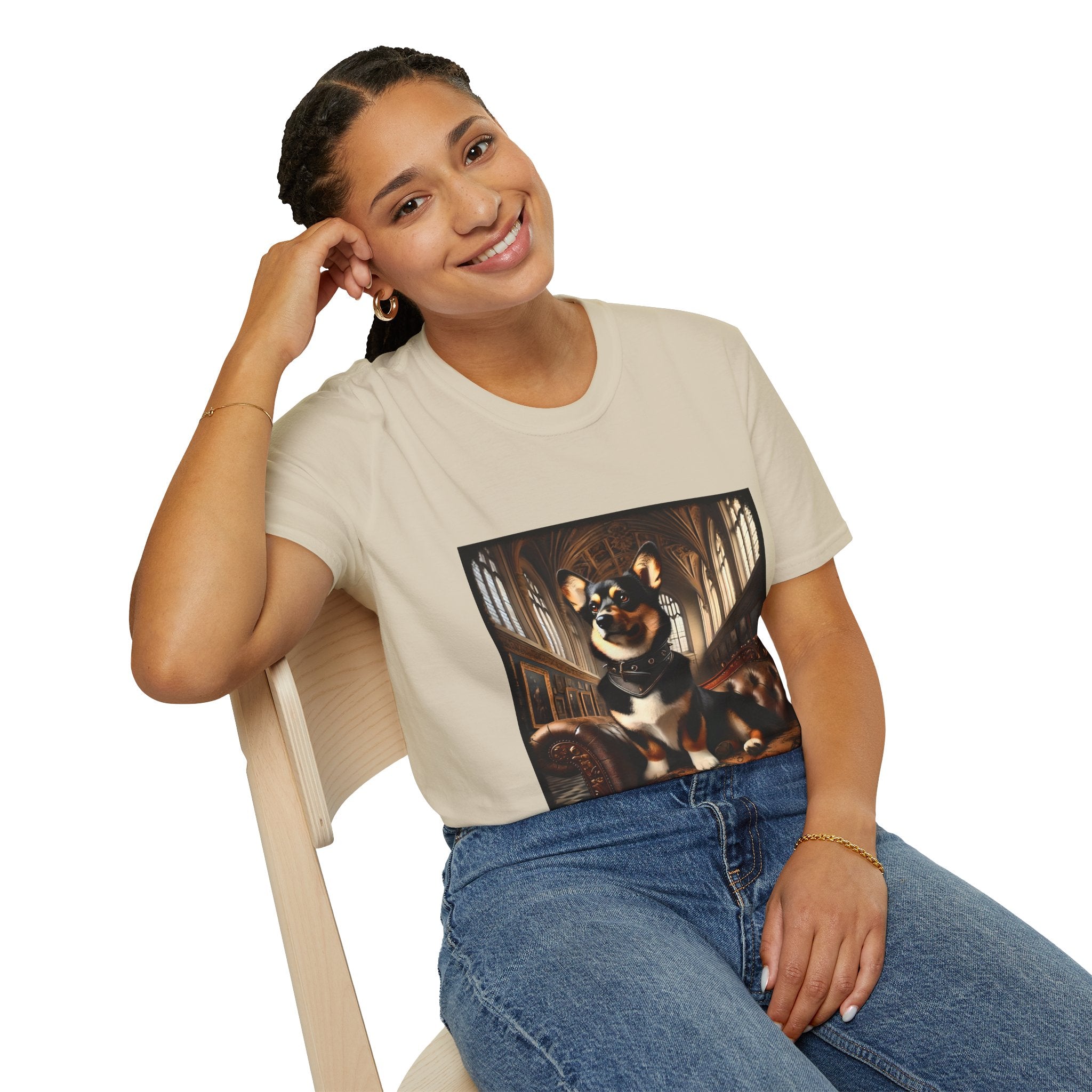 Pembroke Welsh Corgi Poised Prince | Unisex Dog T-Shirt