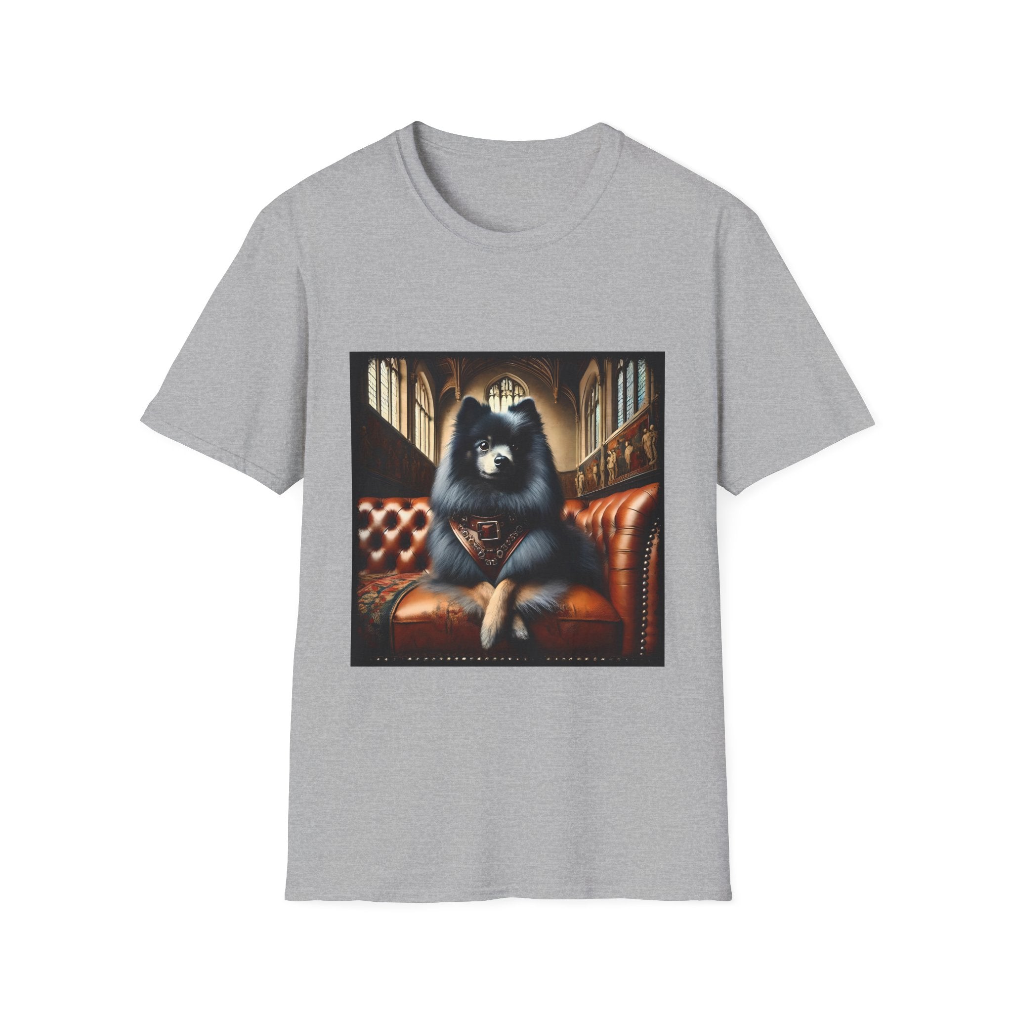 Pomeranian Poised Prince | Unisex Dog T-Shirt