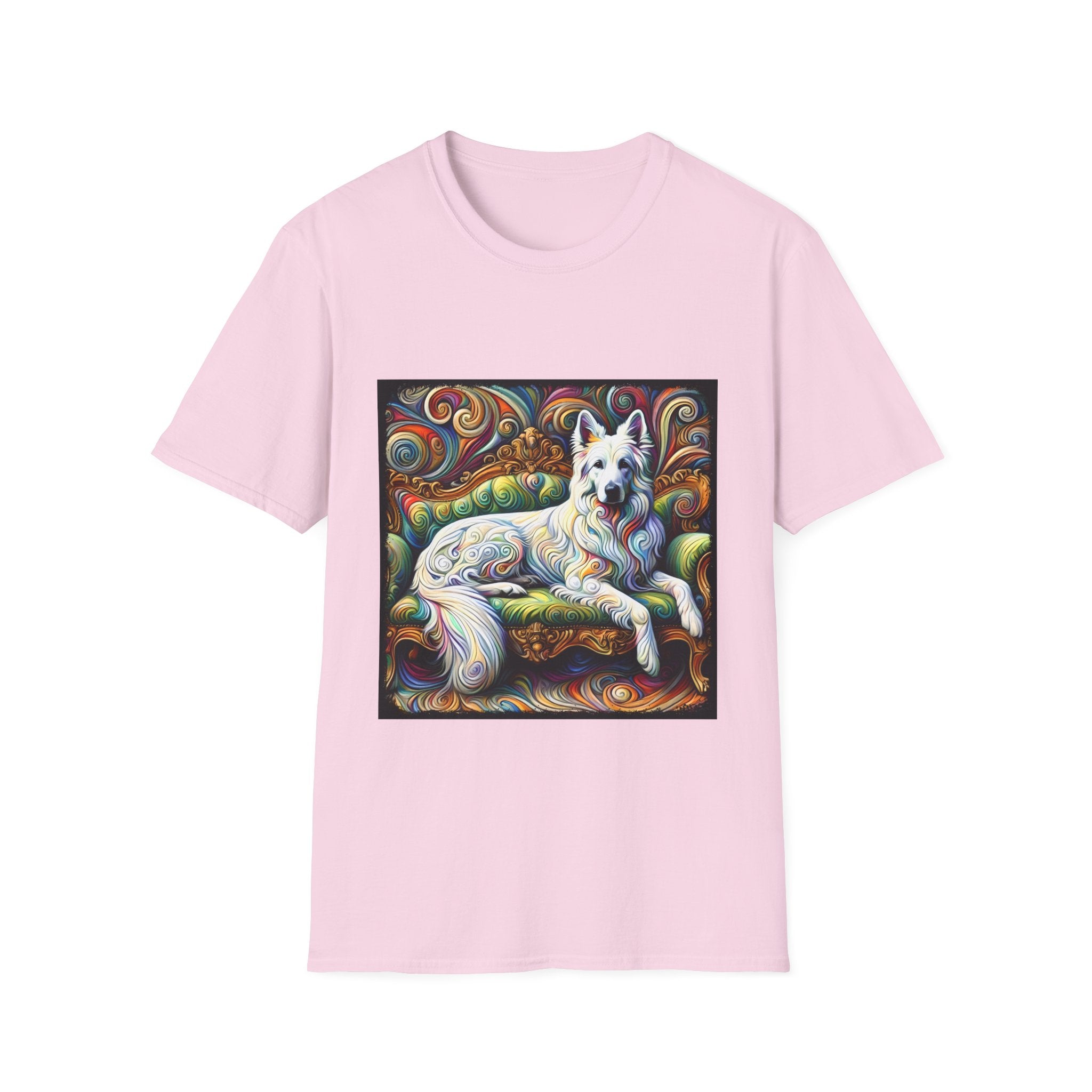 German Shepherd Intense Swirl | Unisex Dog T-Shirt