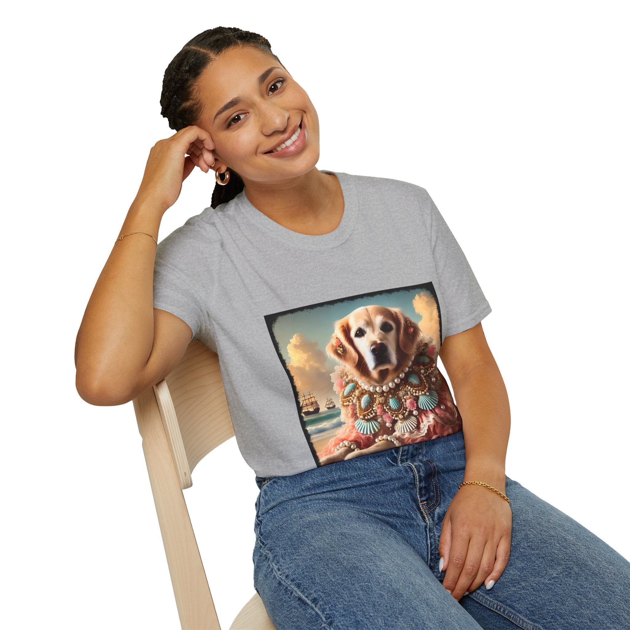 Golden Retriever Beach Beauty | Unisex Dog T-Shirt