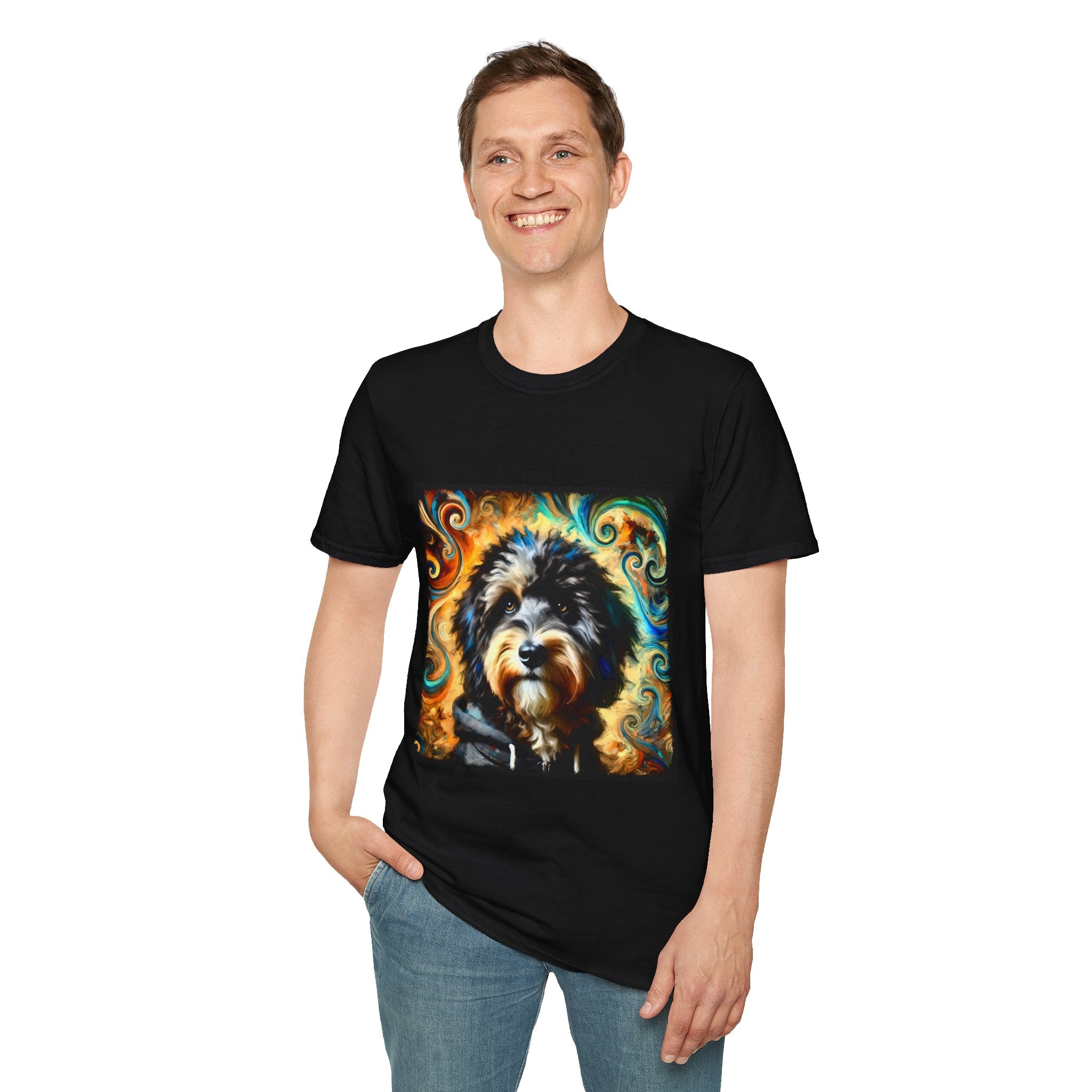 Aussiedoodle Hoodie Swirl | Unisex Dog T-Shirt