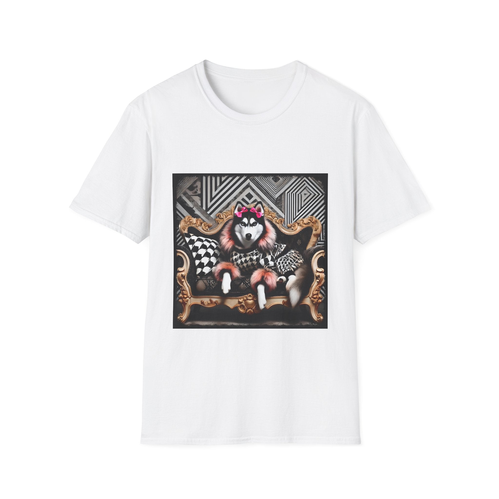 Siberian Husky Fierce Fashionista | Unisex Dog T-Shirt