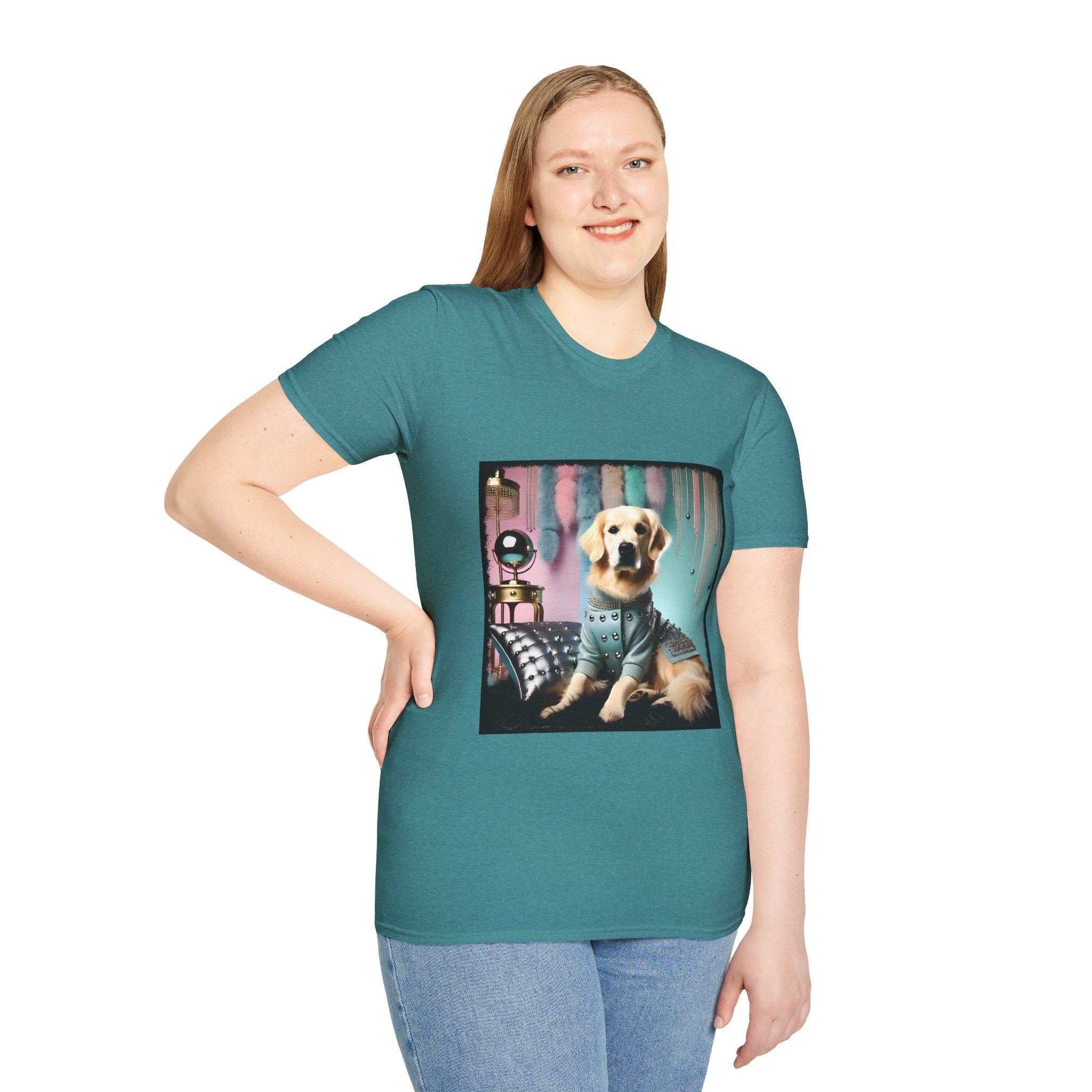 Golden Retriever Glam Gal | Unisex Dog T-Shirt