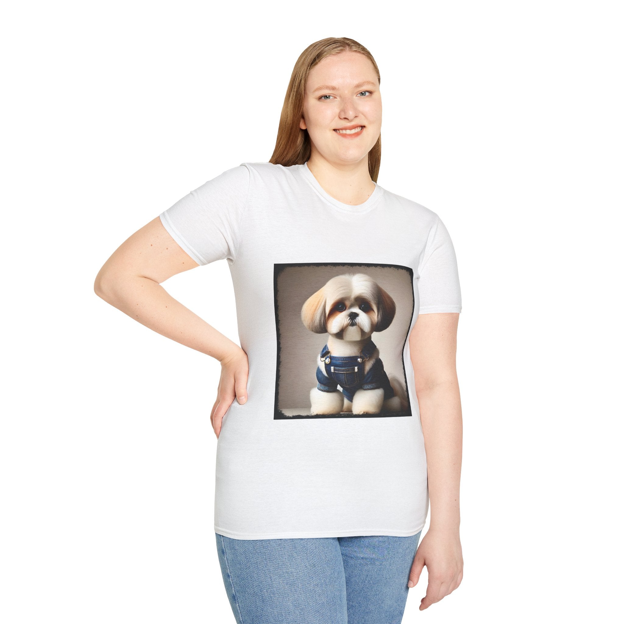 Shih Tzu Denim Doll | Unisex Dog T-Shirt