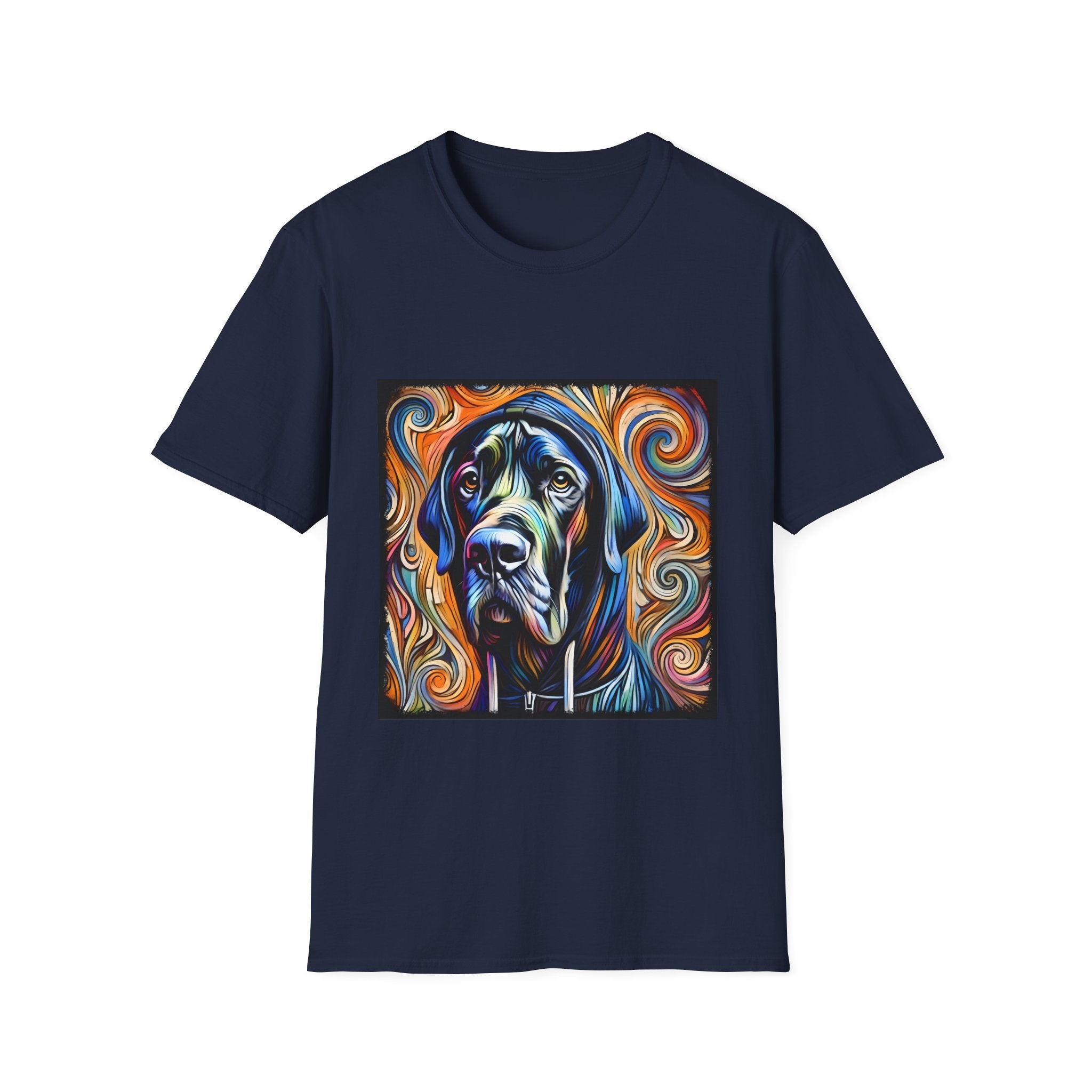 Great Dane Relaxed Swirl II | Unisex Dog T-Shirt