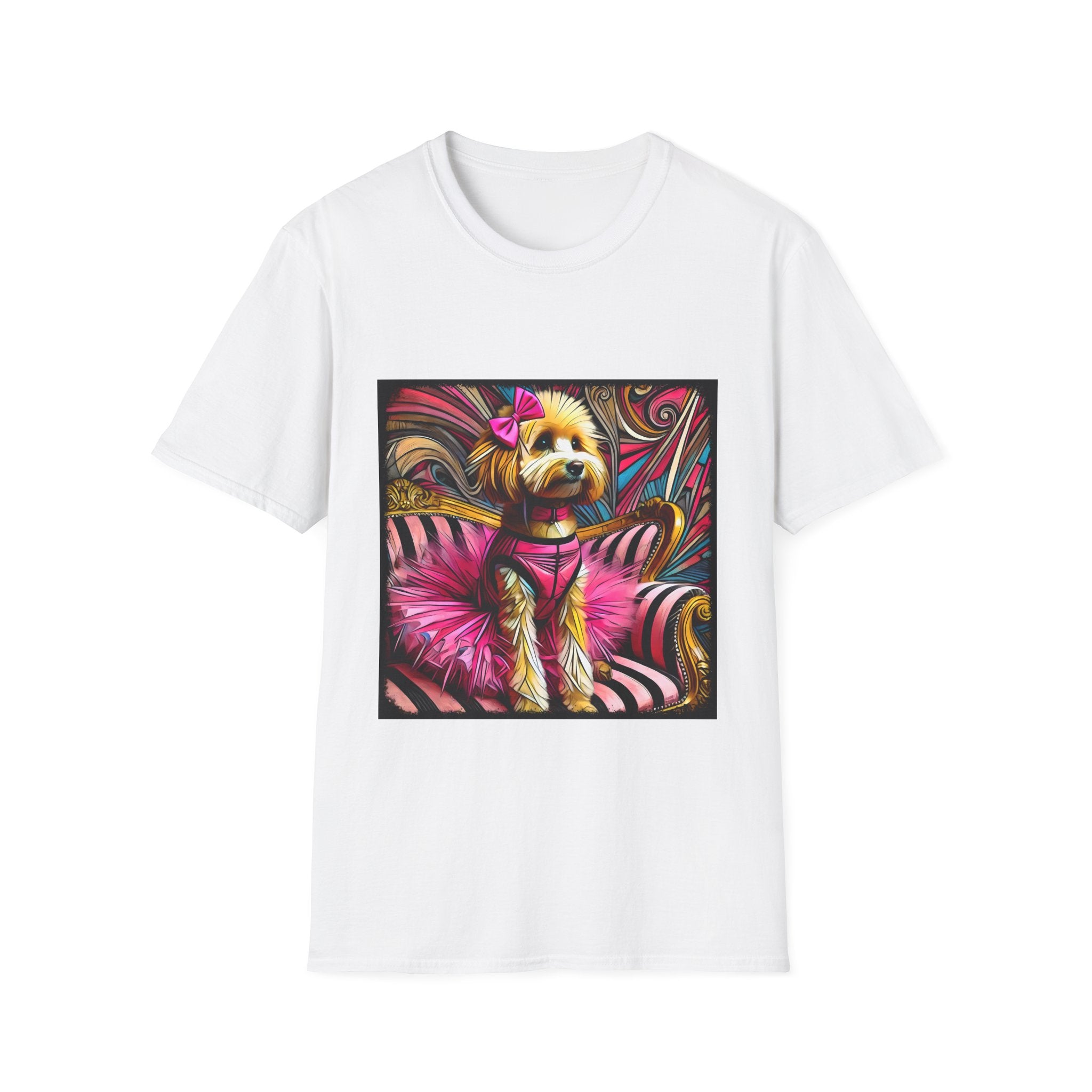 Goldendoodle Pink Rocker | Unisex Dog T-Shirt