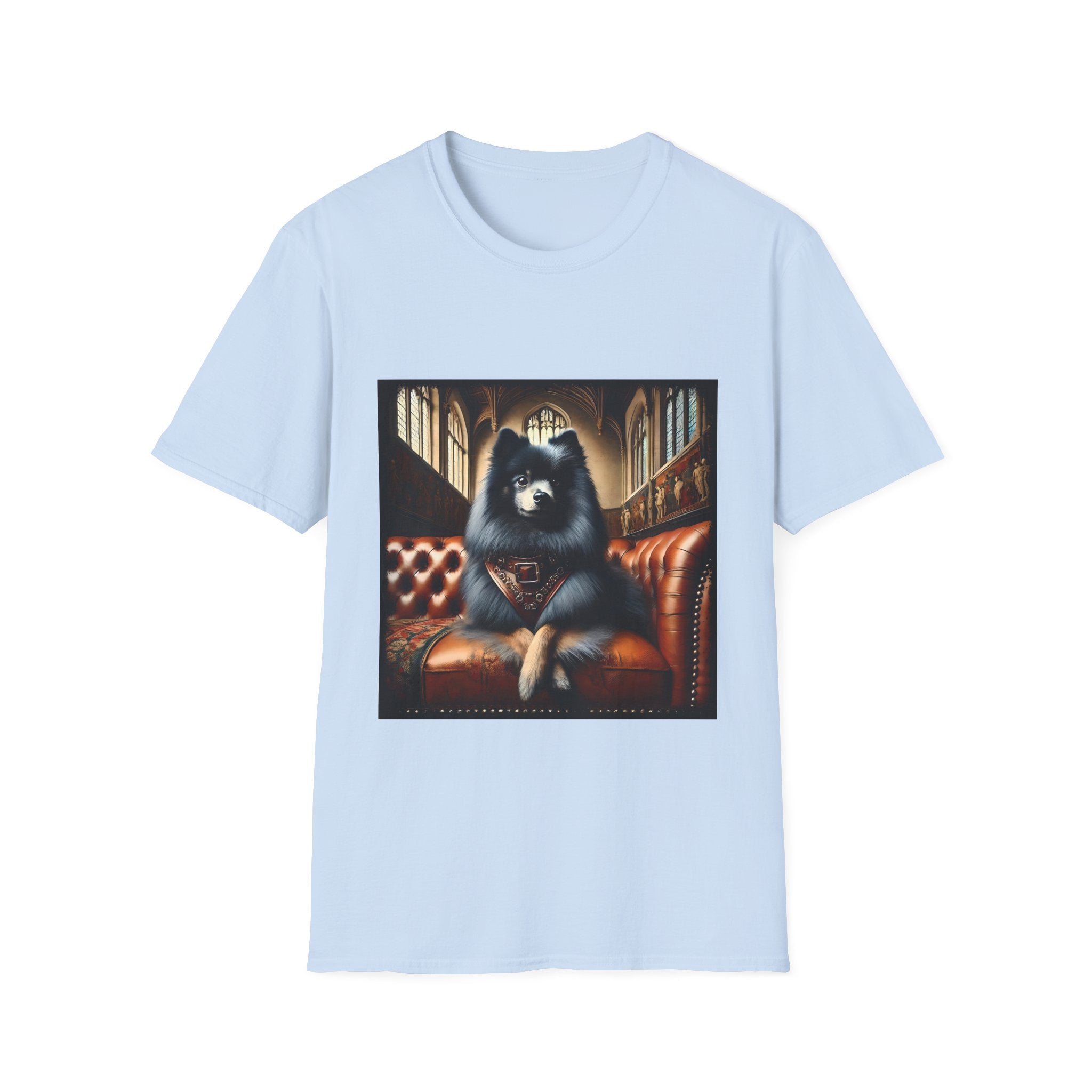 Pomeranian Poised Prince | Unisex Dog T-Shirt
