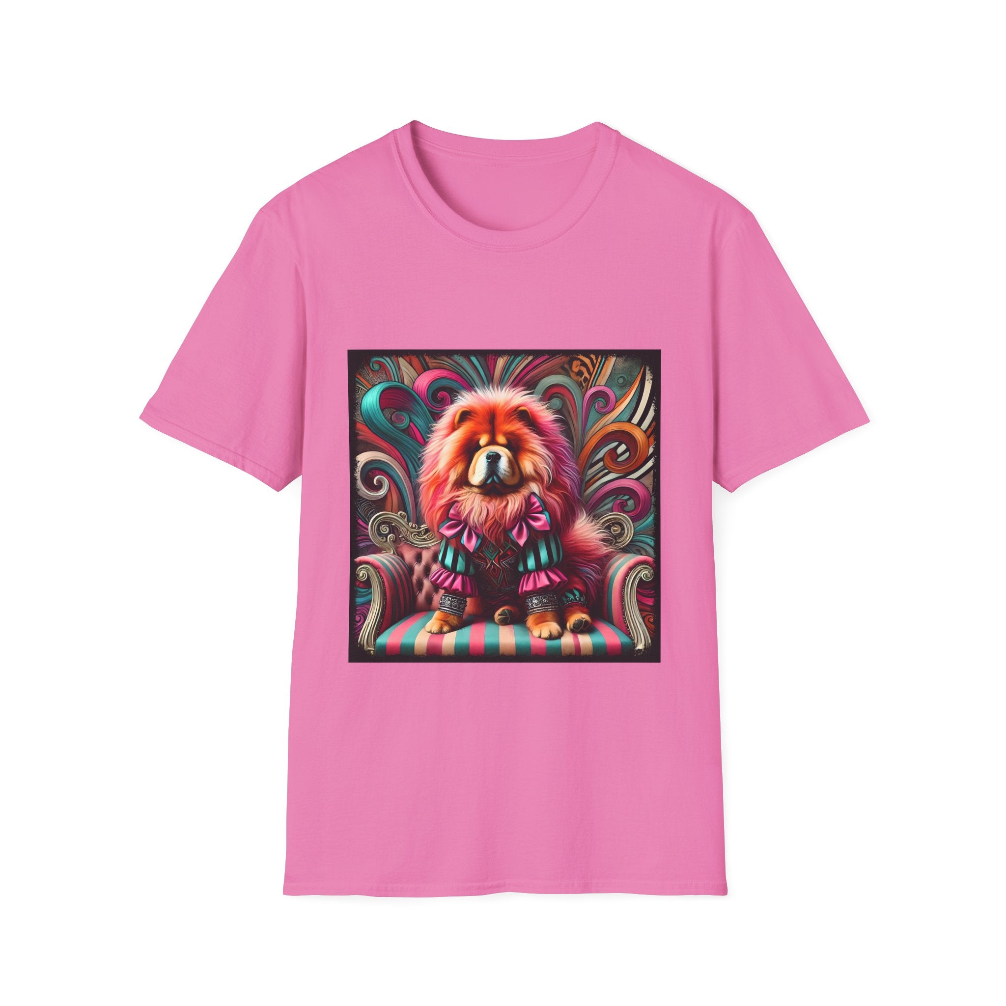 Chow Chow Pink Rocker | Unisex Dog T-Shirt