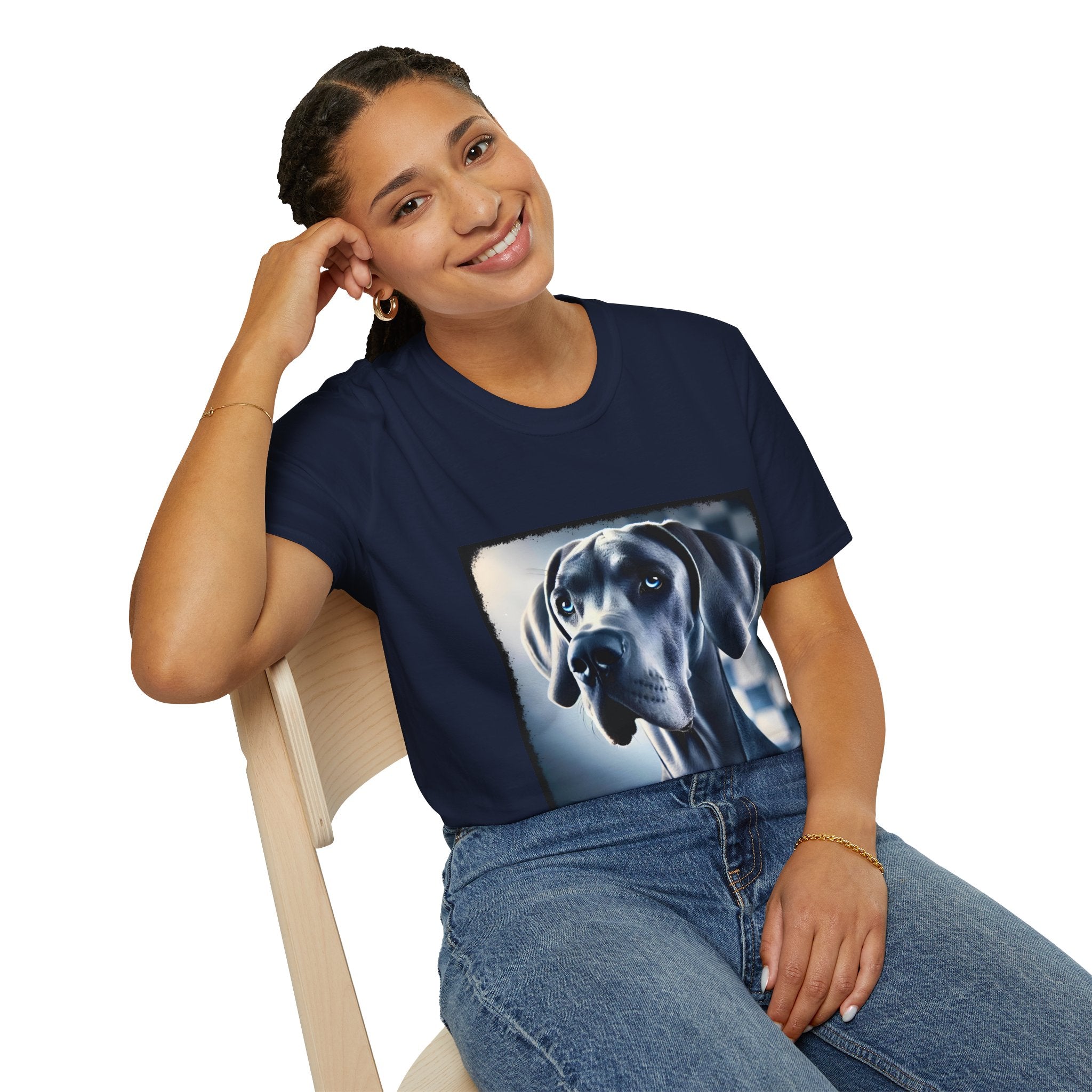 Great Dane Regal Pose | Unisex Dog T-Shirt
