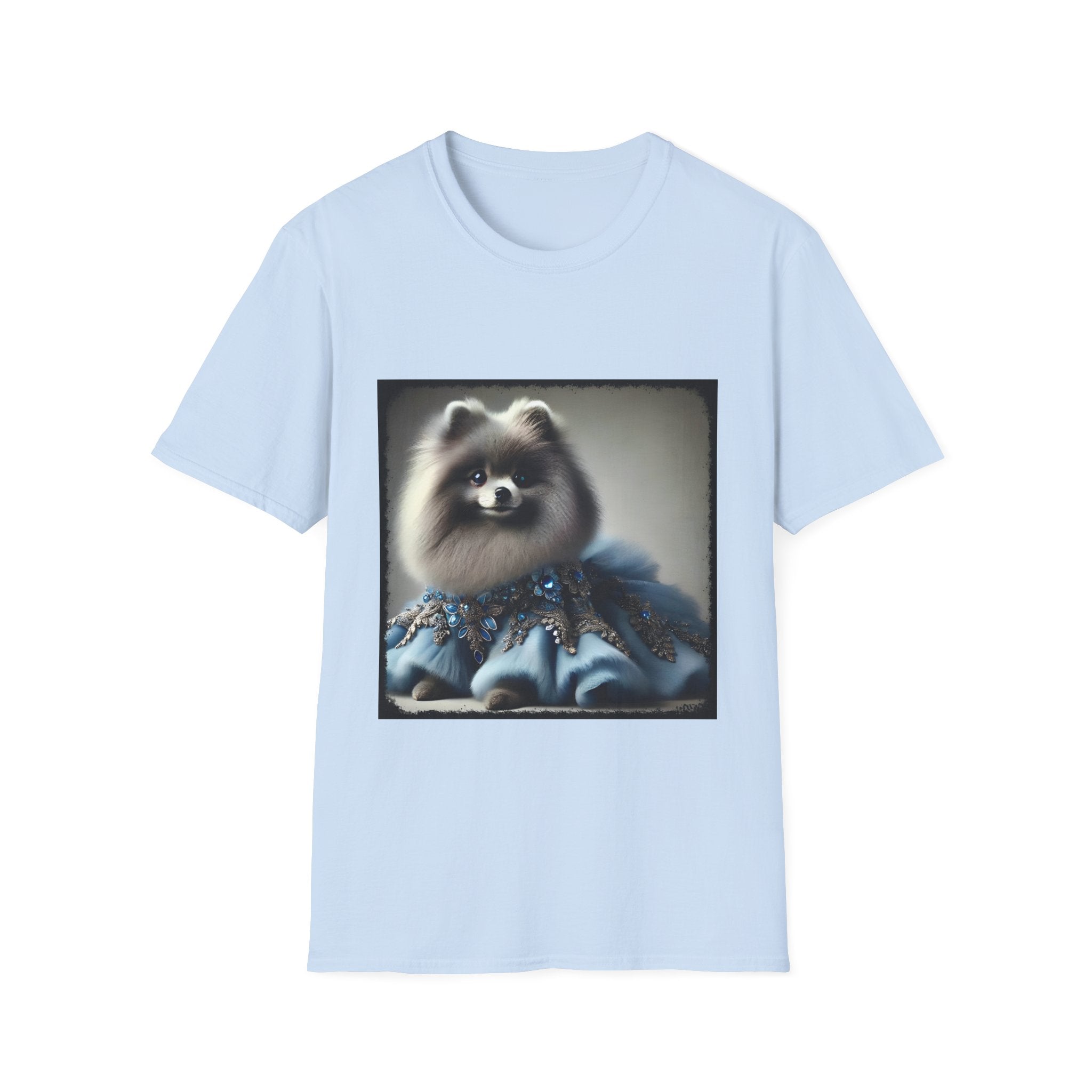 Pomeranian Blue Belle | Unisex Dog T-Shirt